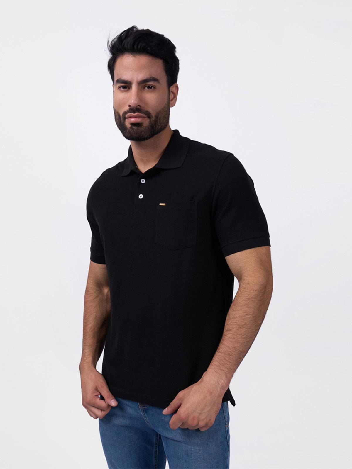 POLO MANGA CORTA HOMBRE BRONCO BENN  - 1
