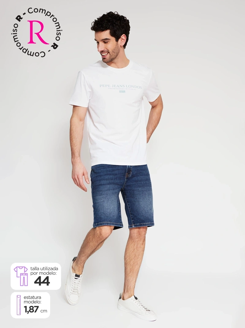 SHORTS ALGODÓN SLIM HOMBRE AERO - 1