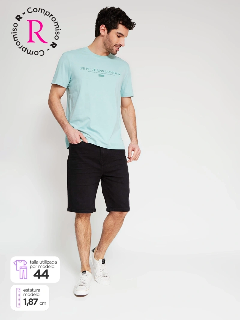 SHORTS ALGODÓN SLIM HOMBRE AERO - 1