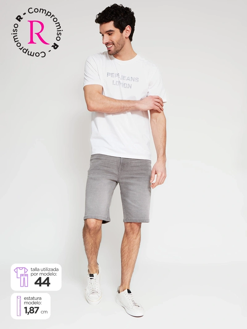 SHORTS ALGODÓN SLIM HOMBRE AERO - 1