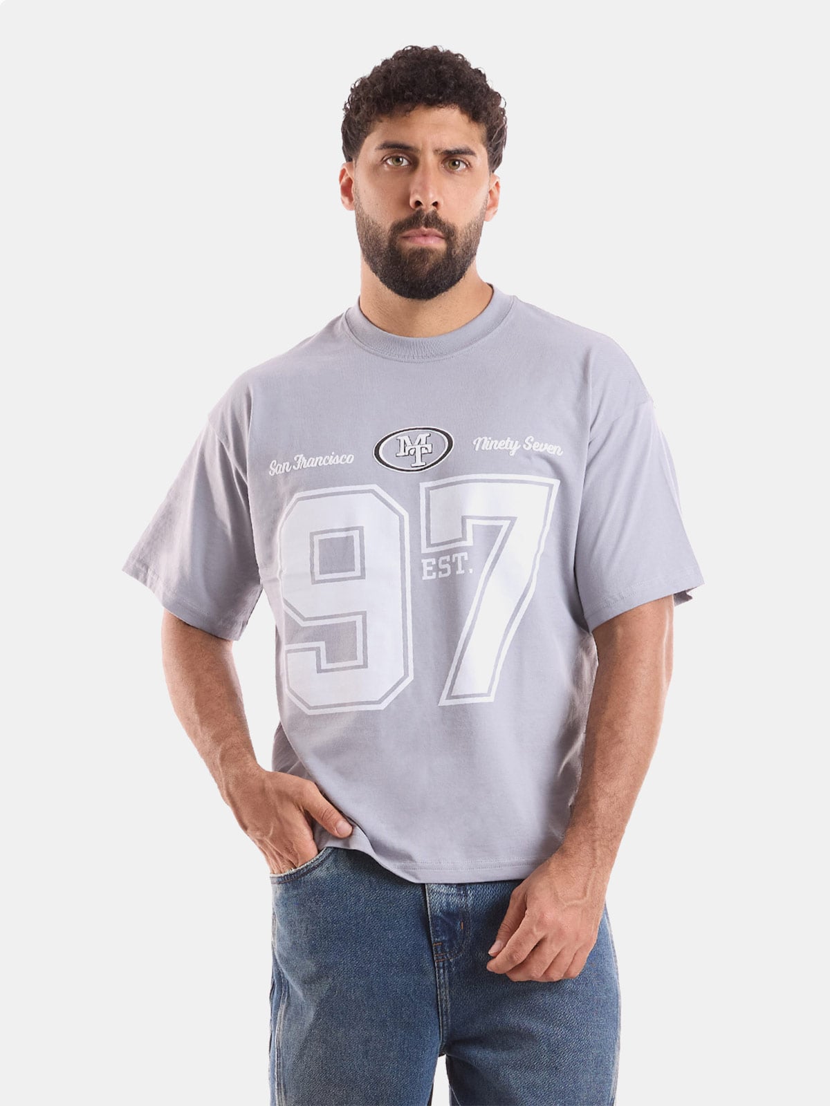 POLO MANGA CORTA BOXY FIT HOMBRE METAL JEANS SEVEN - 1