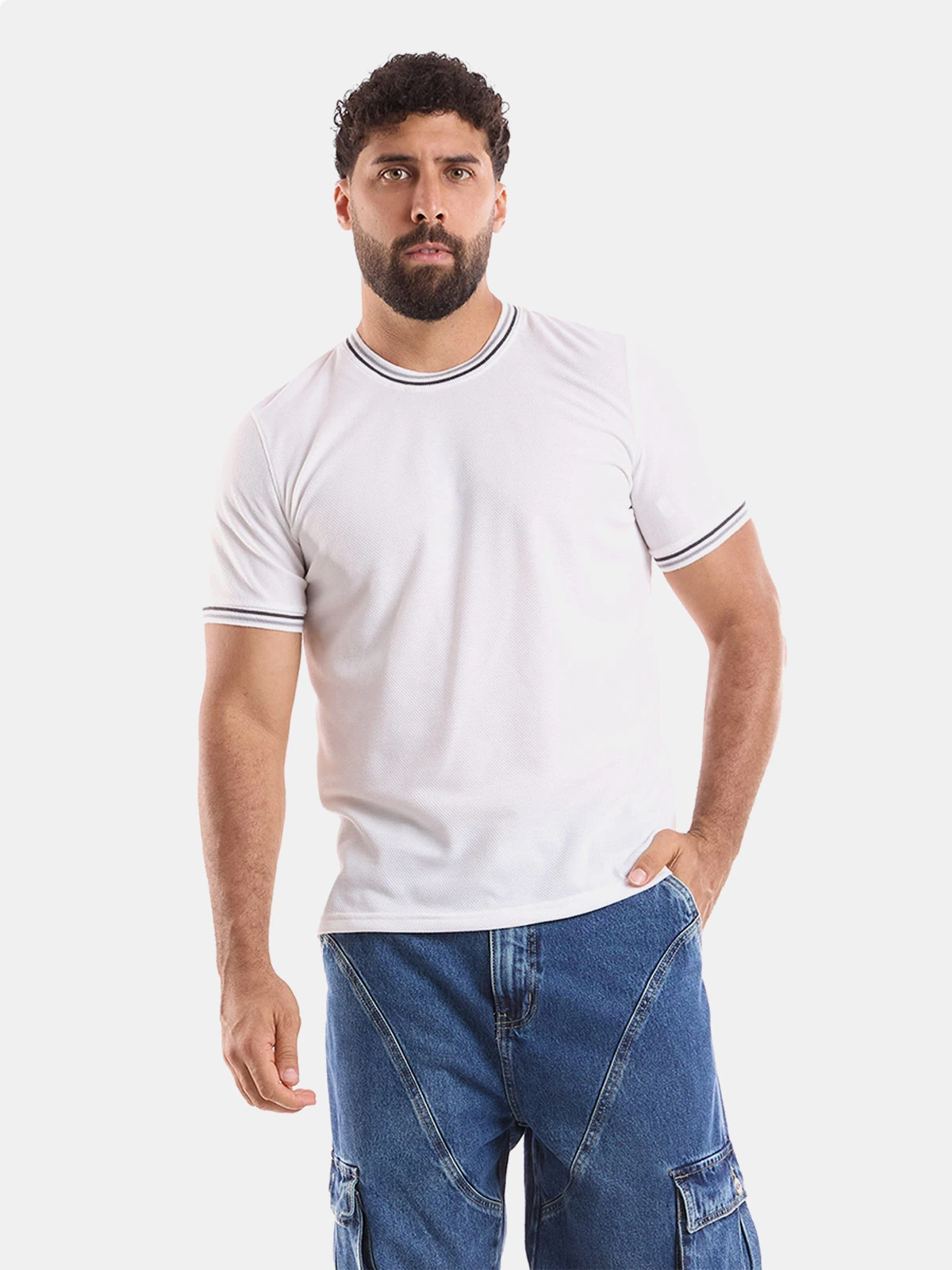 POLO MANGA CORTA REGULAR FIT HOMBRE METAL JEANS NEON - 1
