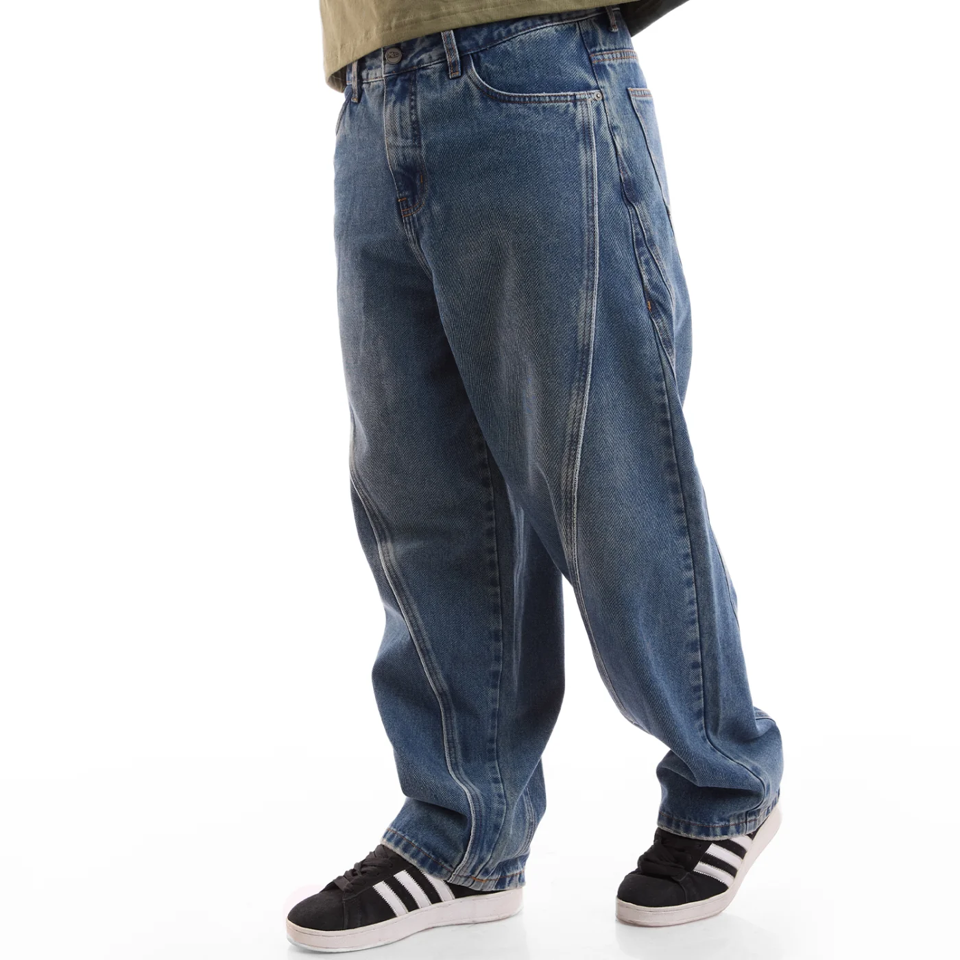 JEAN BAGGY FIT HOMBRE METAL JEANS HABANA CARGO HABANA - 3