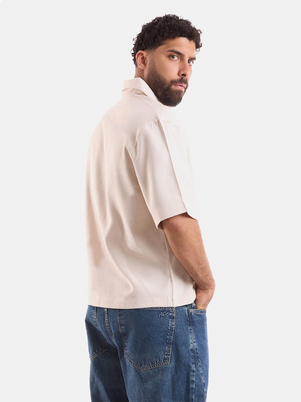 CAMISA MANGA CORTA BOXY FIT HOMBRE METAL JEANS JACK - 2