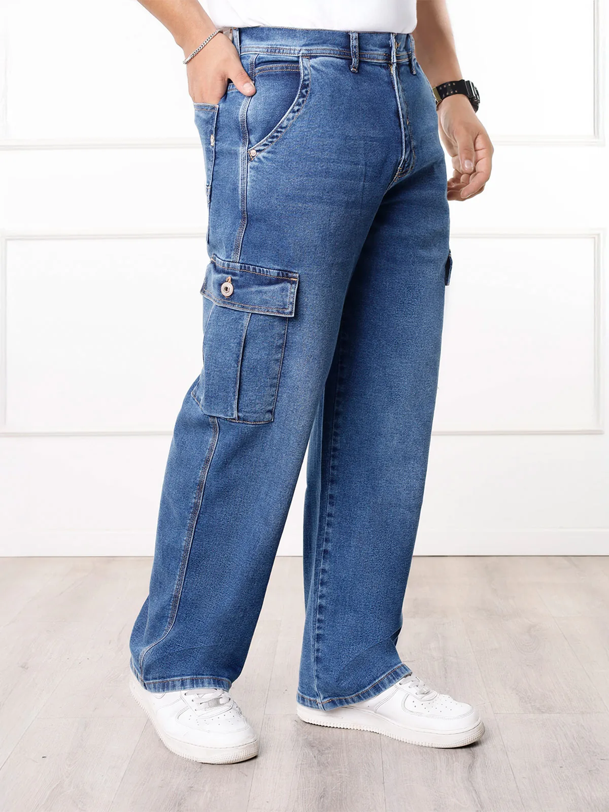 JEAN BAGGY FIT HOMBRE KANSAS HARRIS CARGO - 3