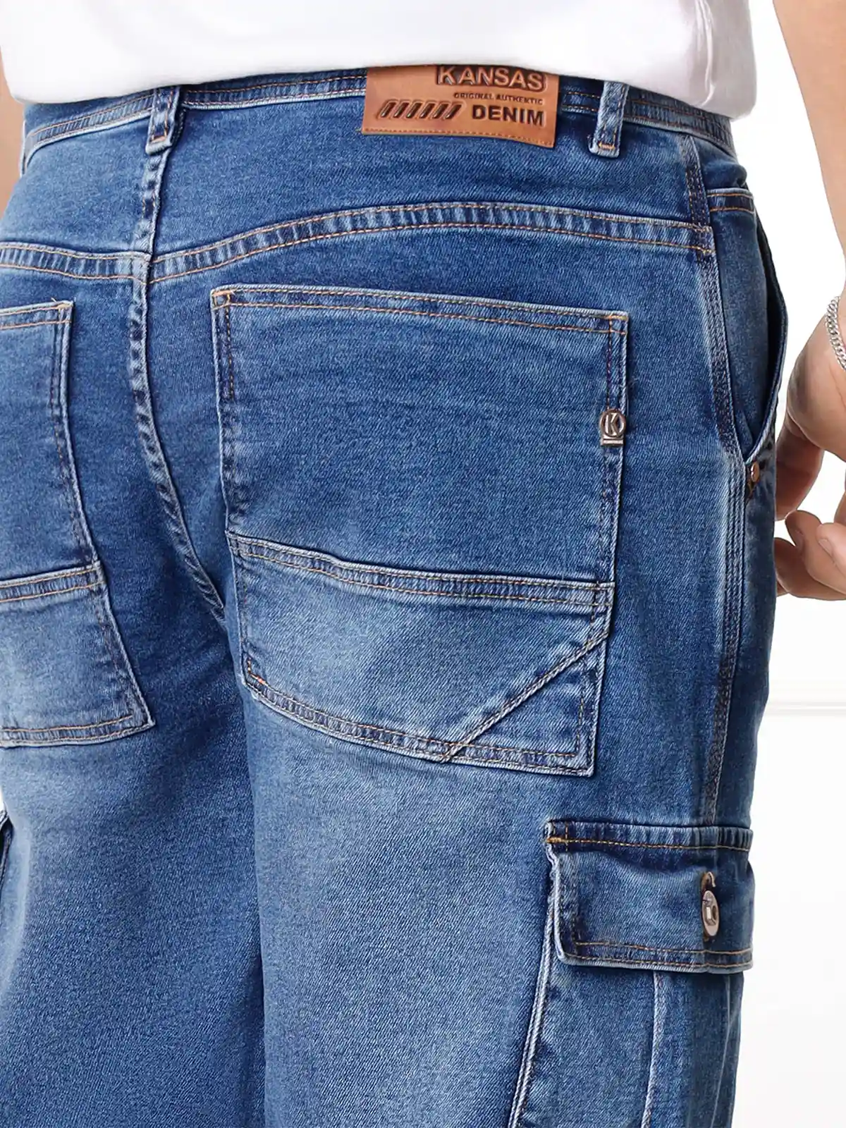 JEAN BAGGY FIT HOMBRE KANSAS HARRIS CARGO - 4