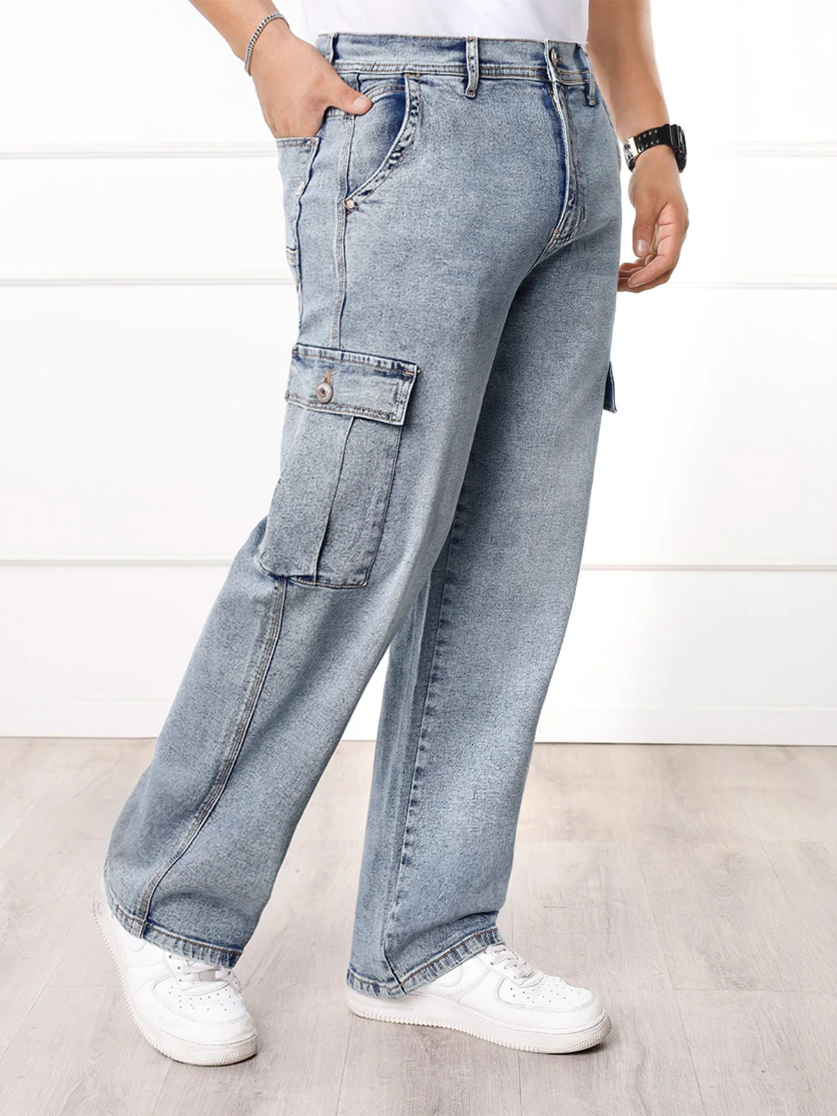 JEAN BAGGY FIT HOMBRE KANSAS HARRIS CARGO - 3