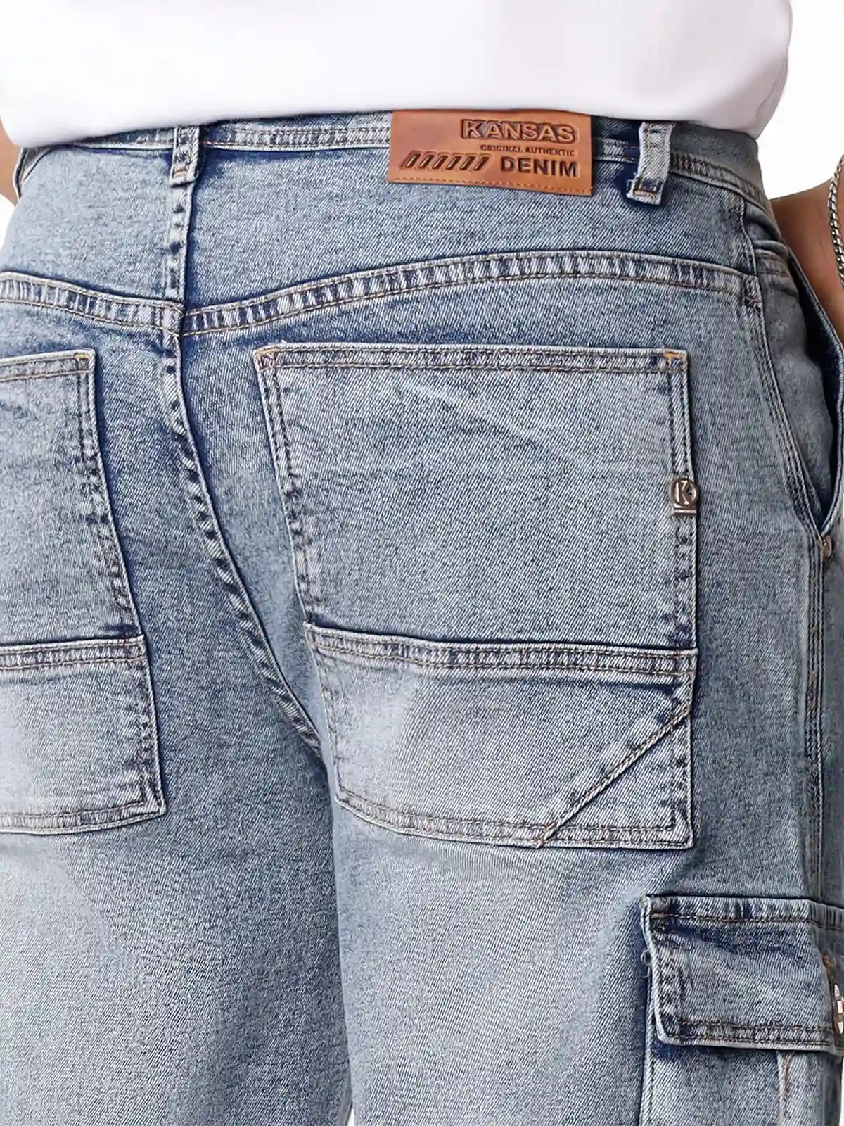 JEAN BAGGY FIT HOMBRE KANSAS HARRIS CARGO - 4