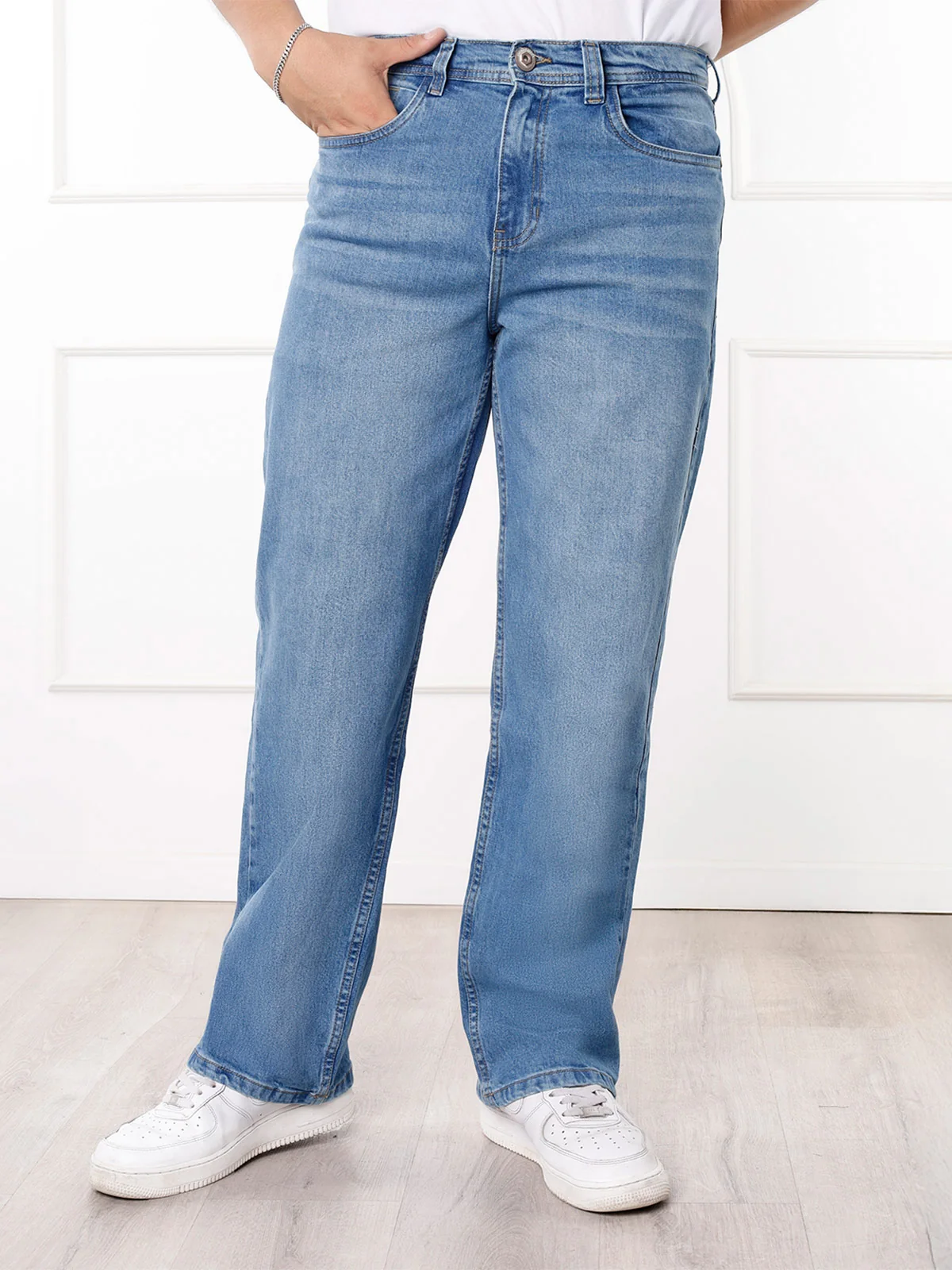 JEAN BAGGY FIT HOMBRE KANSAS EAGLE BOLSILLO ESTAMPADO - 1