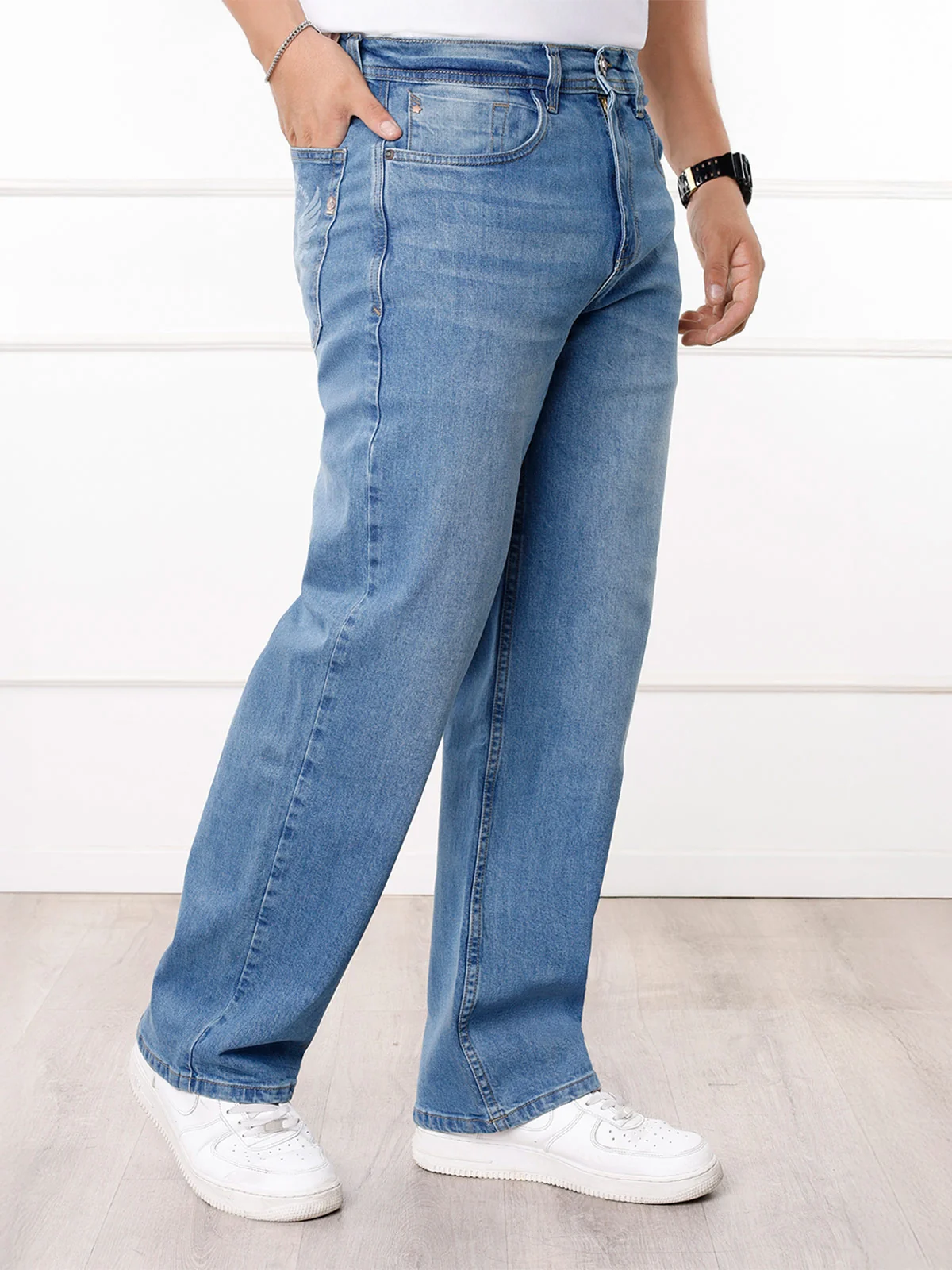 JEAN BAGGY FIT HOMBRE KANSAS EAGLE BOLSILLO ESTAMPADO - 3