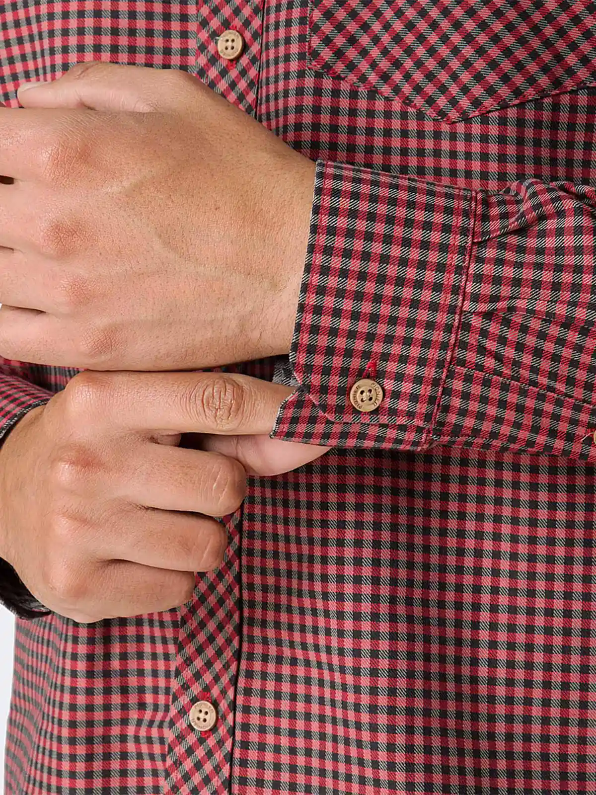 CAMISA REGULAR FIT MANGA LARGA HOMBRE PIONIER CUADROS - 4