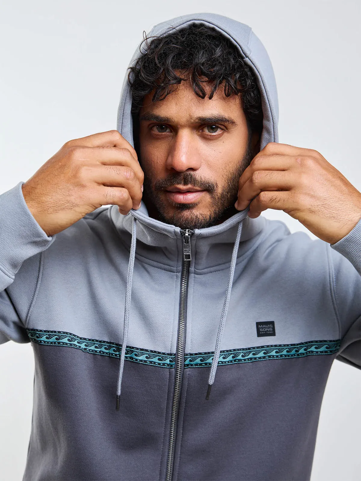 POLERA HOMBRE MAUI AND SONS FULL ZIPPER - 3