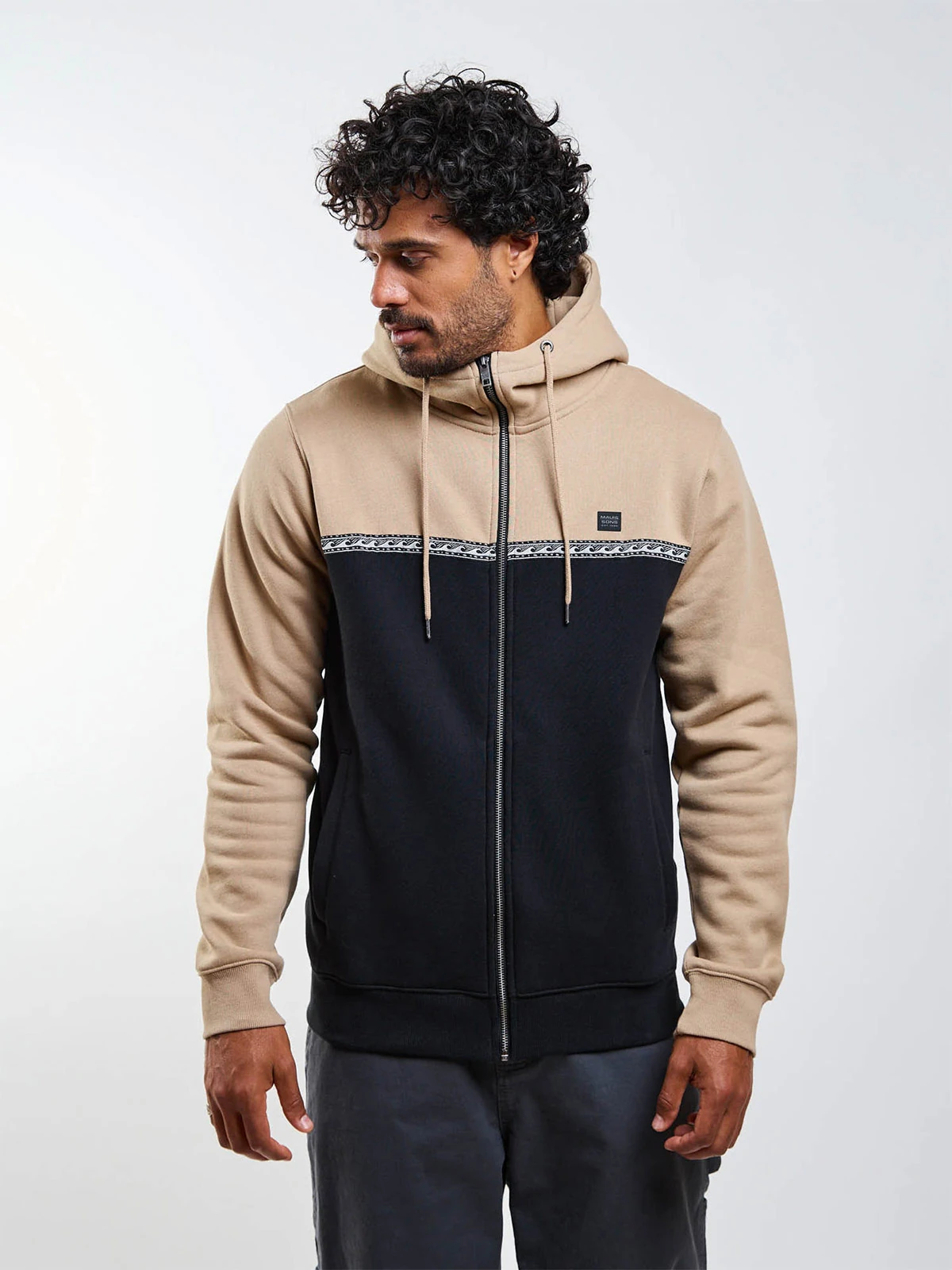 POLERA HOMBRE MAUI AND SONS FULL ZIPPER - 1