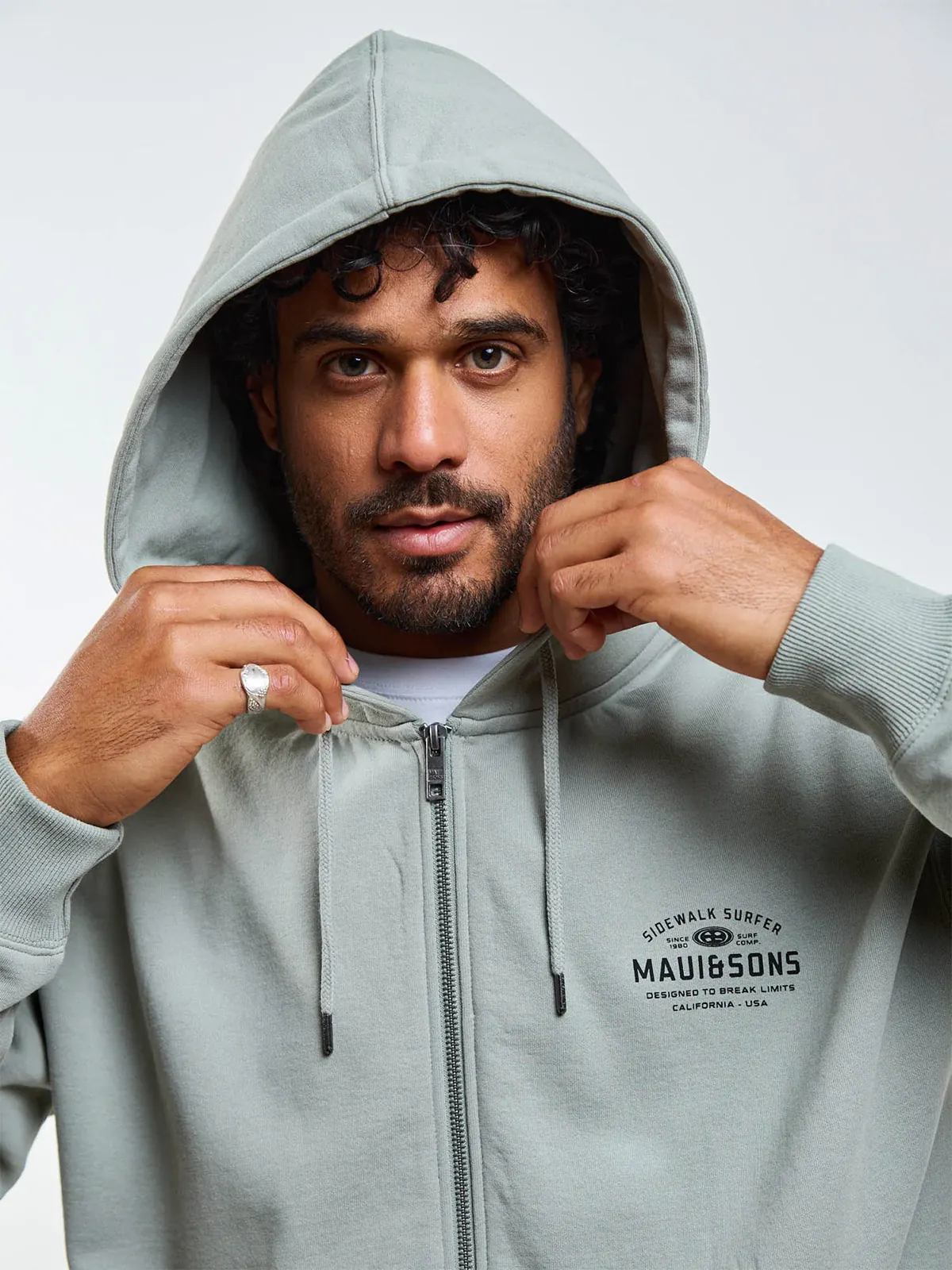 POLERA HOMBRE MAUI AND SONS FULL ZIPPER - 4