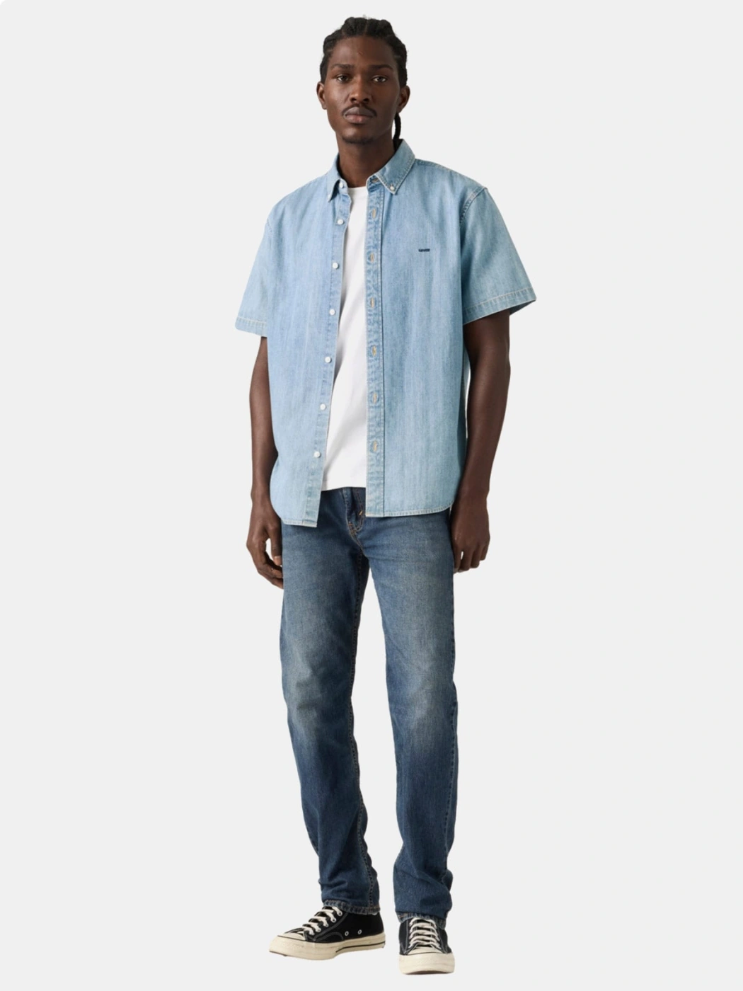 JEAN HOMBRE LEVI'S 502 TAPER RIVER BANK - 4