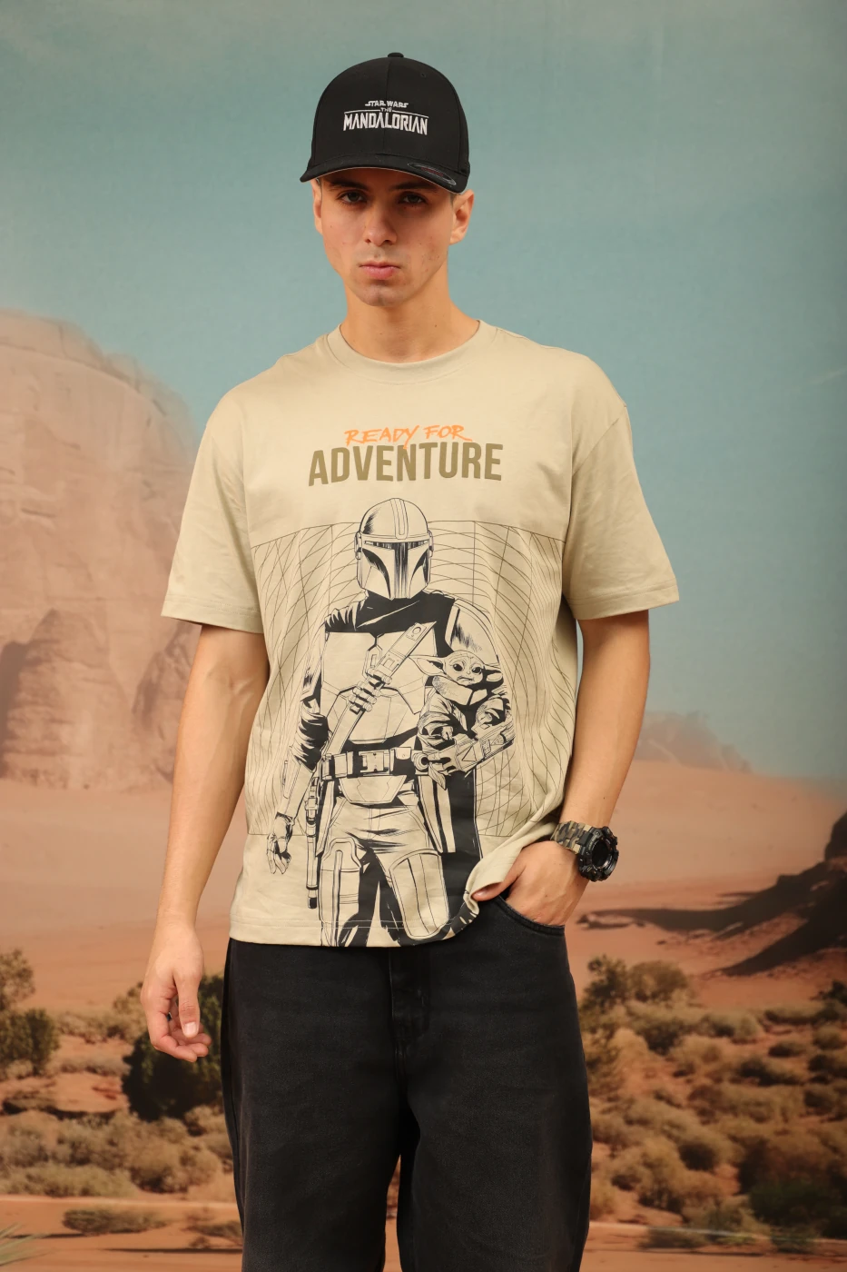 POLO MANGA CORTA HOMBRE GZUCK LOOSE FIT DOOKU-STAR WARS - 1