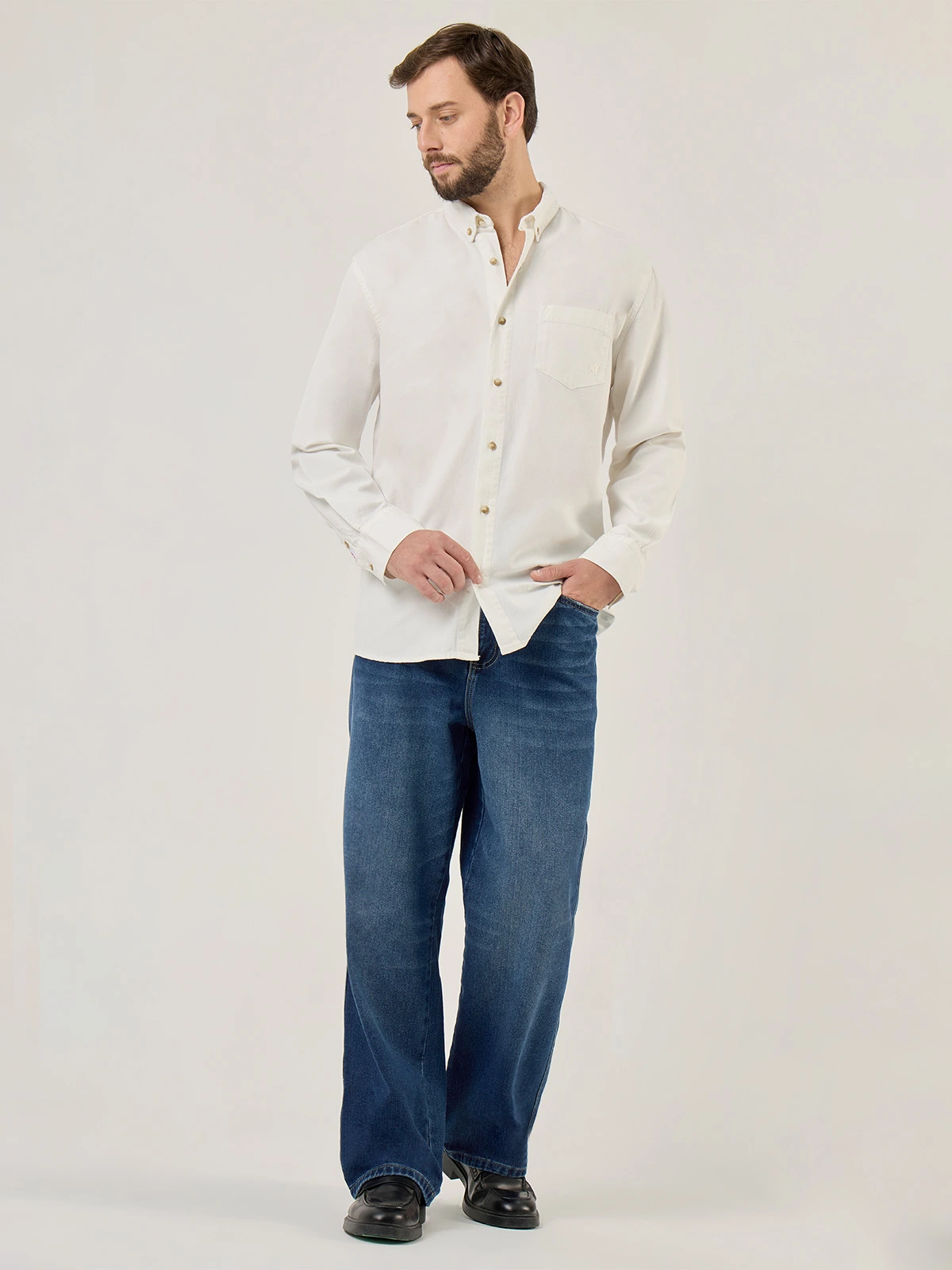 CAMISA MANGA LARGA HOMBRE ROBERT LEWIS - 5