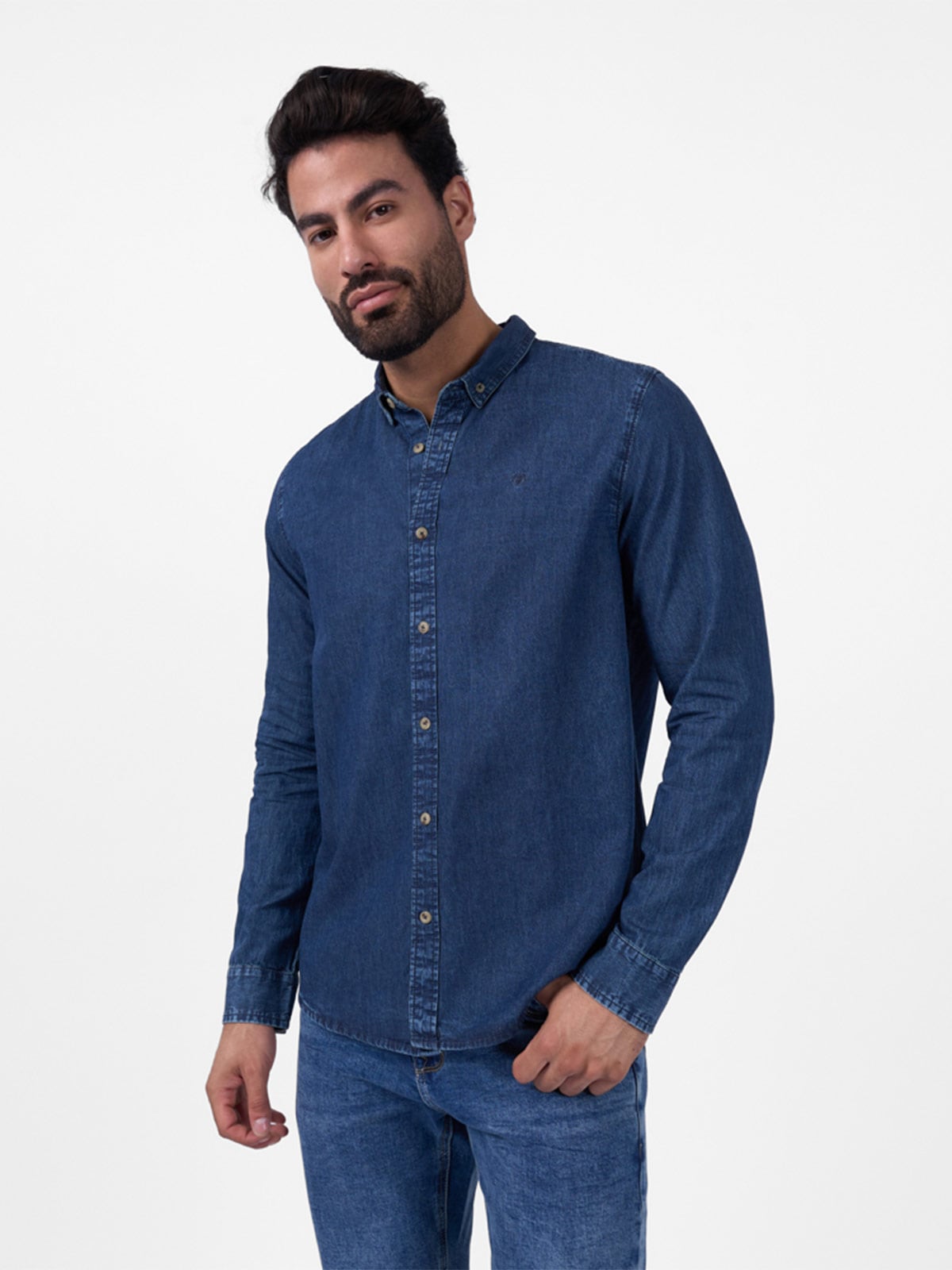 CAMISA MANGA LARGA HOMBRE BRONCO XABI - 1