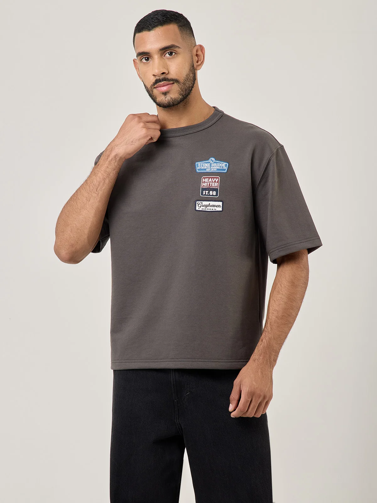 POLO MANGA CORTA HOMBRE INDEX PARCHES - 1