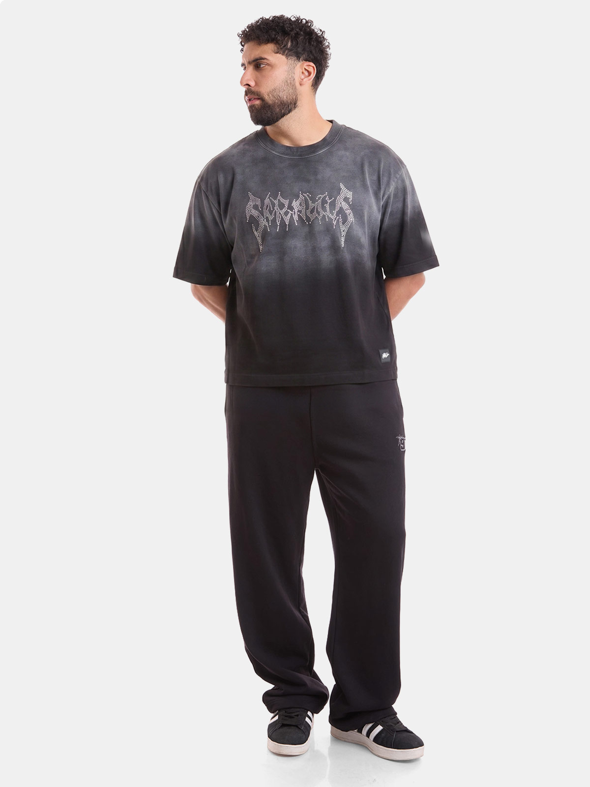 POLO MANGA CORTA BOXY FIT HOMBRE METAL JEANS TRIBAL - 3