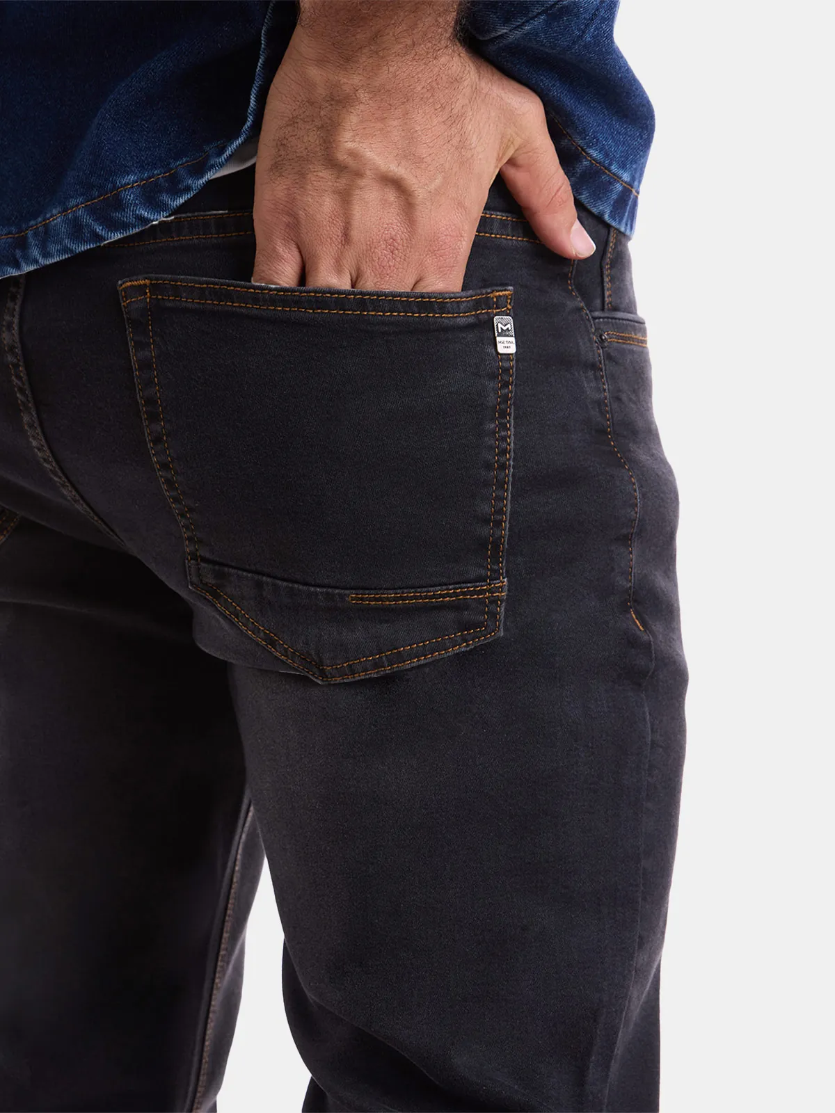 JEAN SLIM STRAIGHT FIT HOMBRE METAL JEANS BRUNO - 5