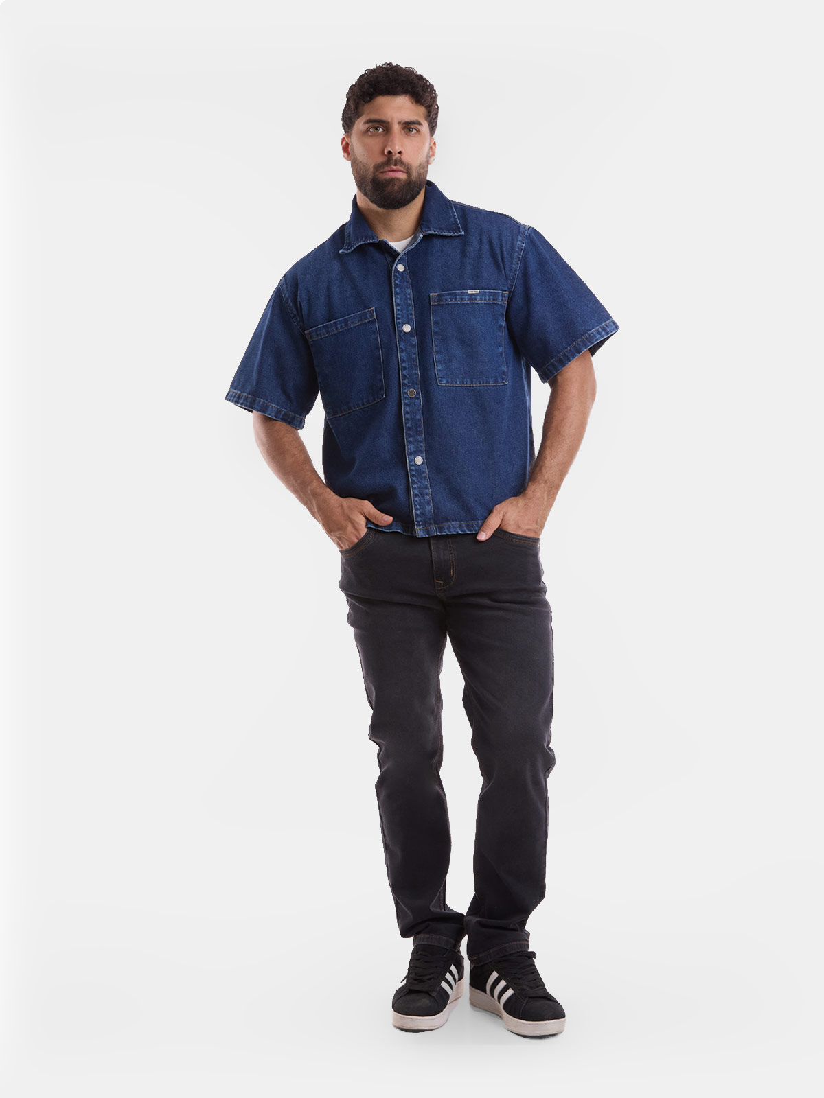 JEAN SLIM STRAIGHT FIT HOMBRE METAL JEANS BRUNO - 4