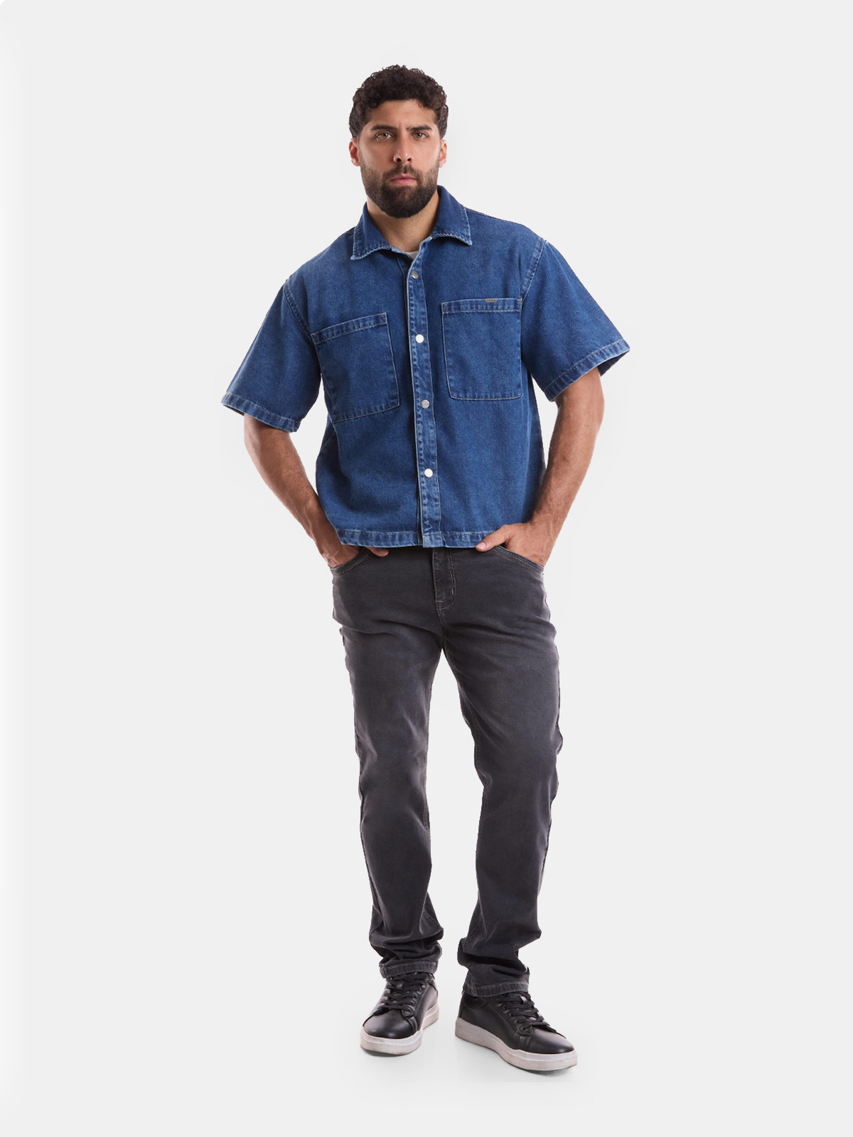 JEAN SLIM STRAIGHT FIT HOMBRE METAL JEANS BRUNO - 5