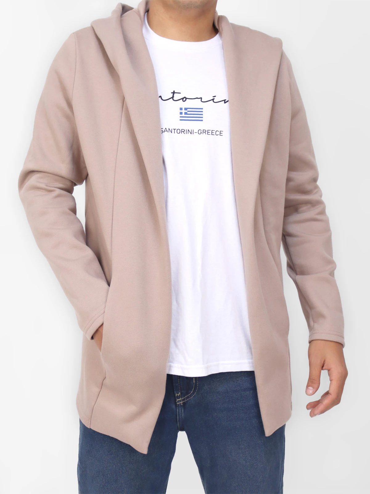 POLERA HOMBRE KAYRA MAN LARGO ABIERTO - 1