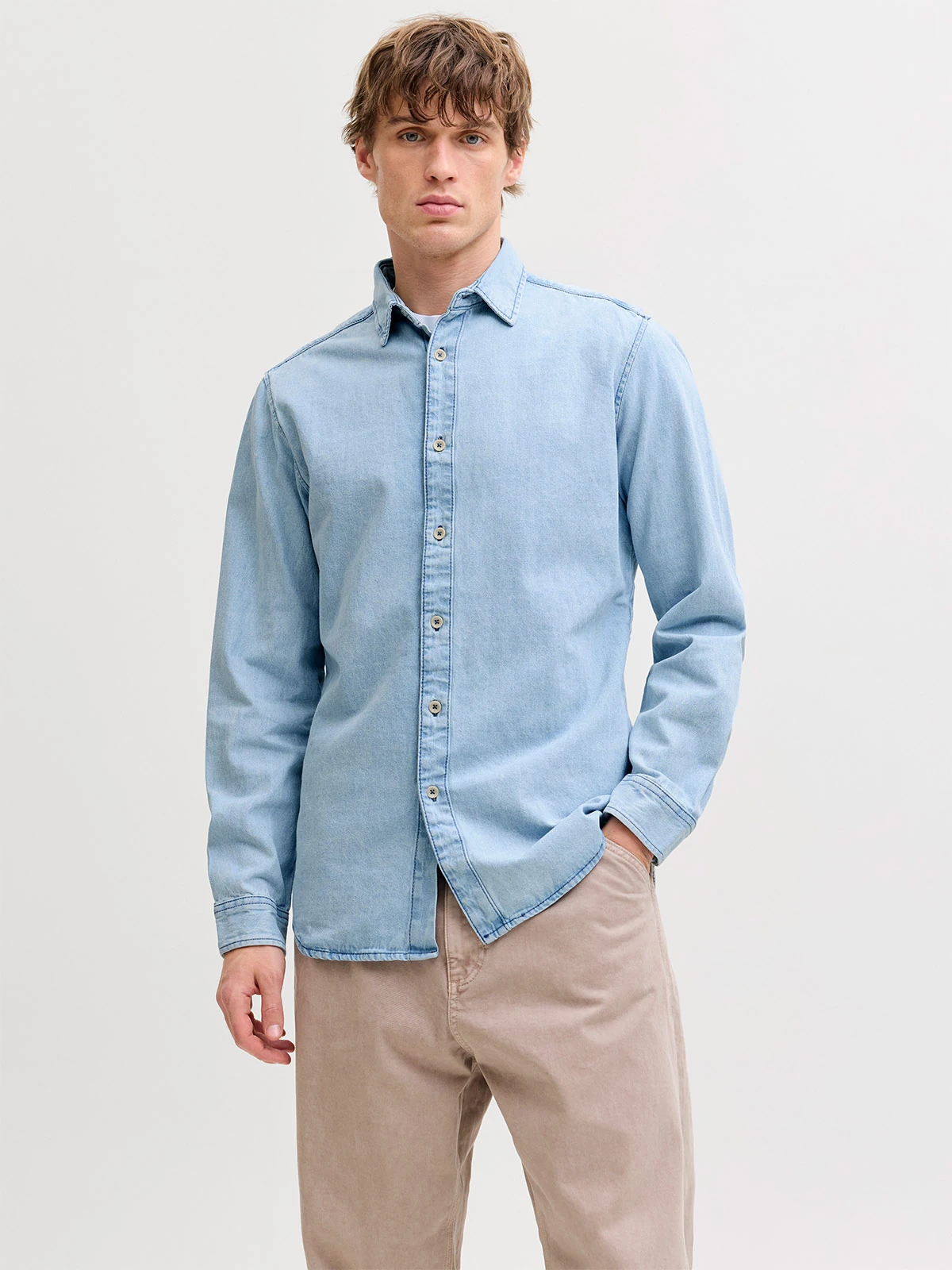 CAMISA MANGA LARGA HOMBRE JACK & JONES STAN - 1