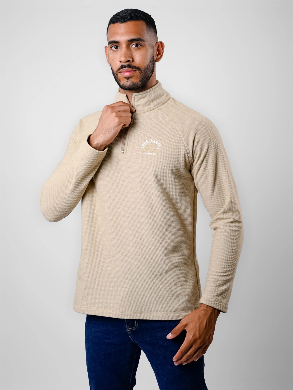 POLO MANGA LARGA HOMBRE WOALLANCE COX H26 - 1