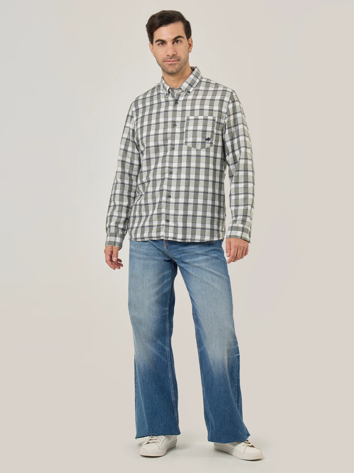 CAMISA MANGA LARGA ALGODÓN HOMBRE ROBERT LEWIS - 5