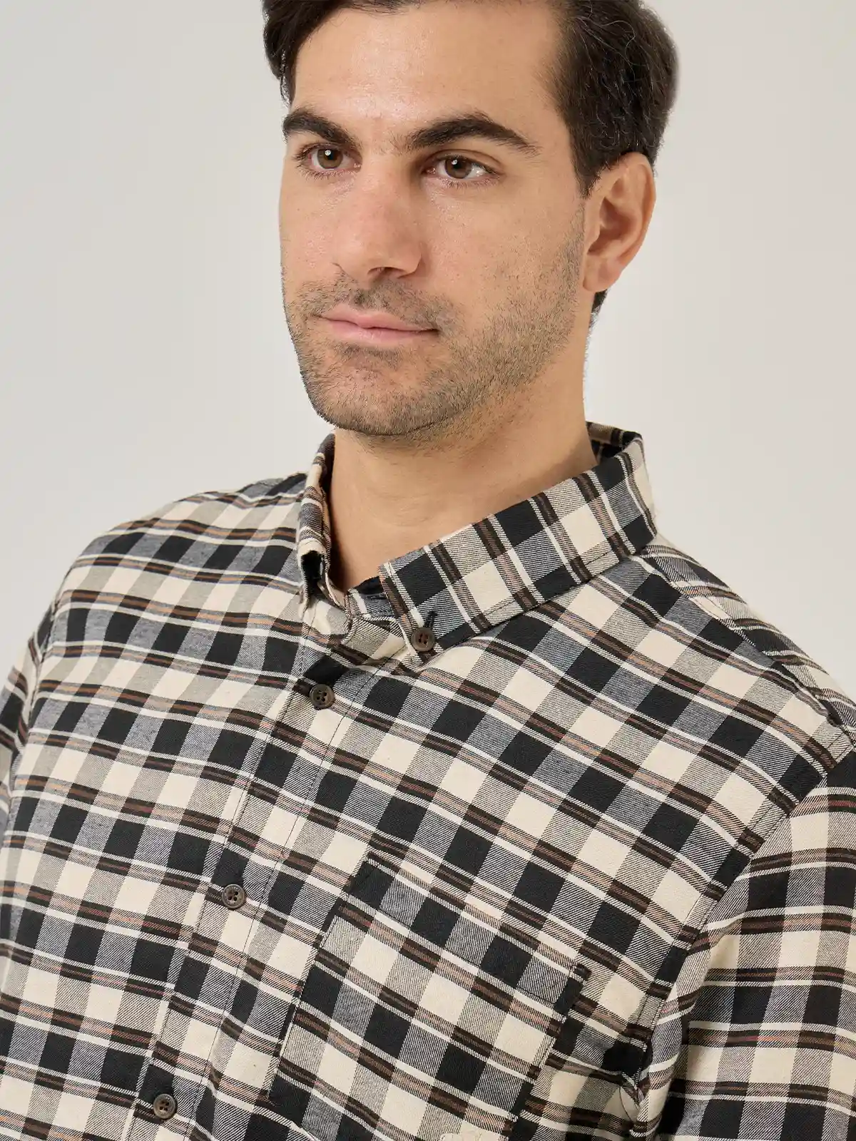 CAMISA MANGA LARGA ALGODÓN HOMBRE ROBERT LEWIS - 4