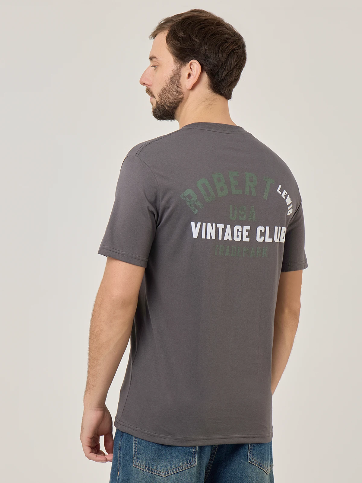 POLO MANGA CORTA ALGODÓN HOMBRE ROBERT LEWIS VINTAGE - 2
