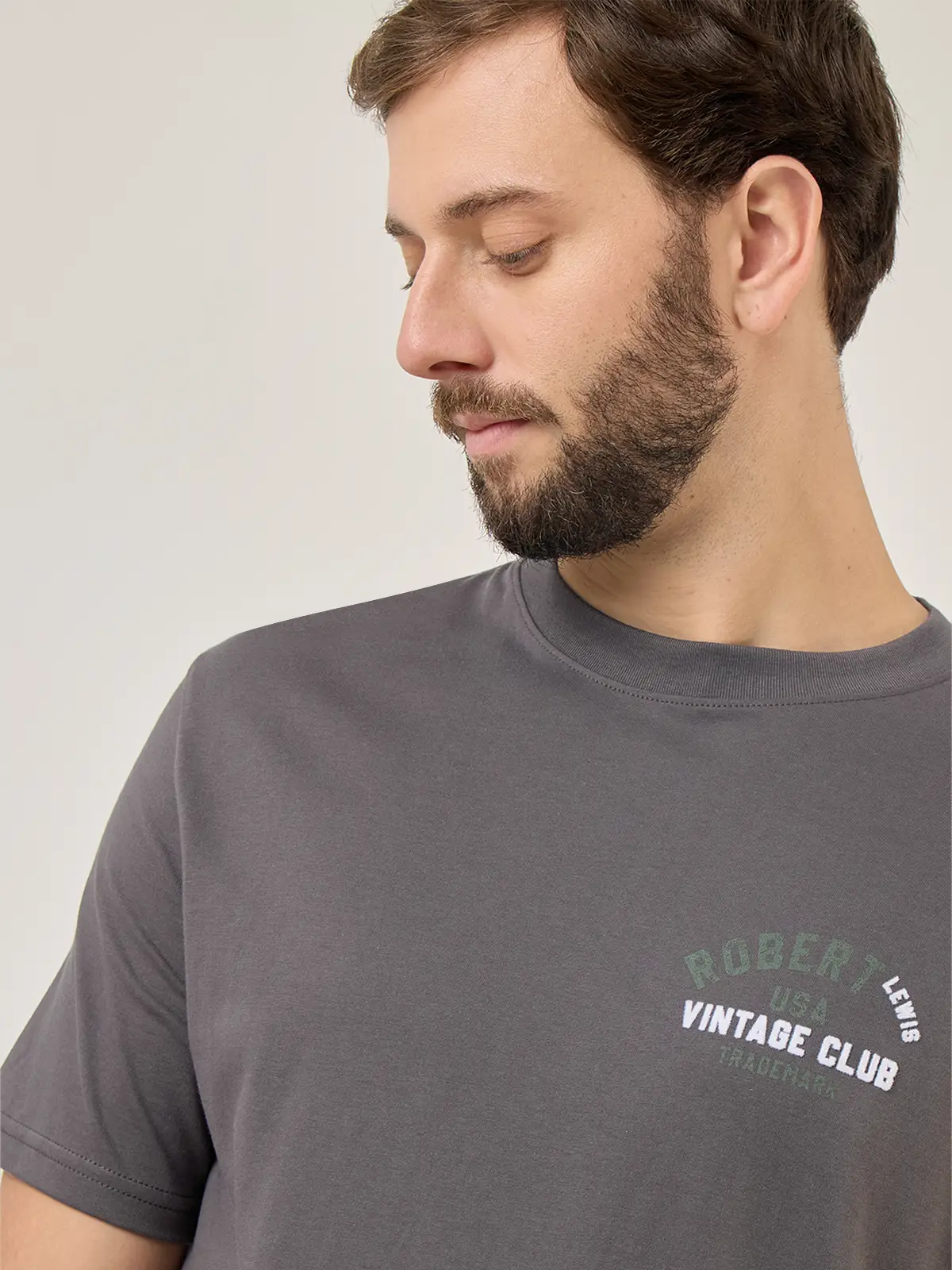 POLO MANGA CORTA ALGODÓN HOMBRE ROBERT LEWIS VINTAGE - 4
