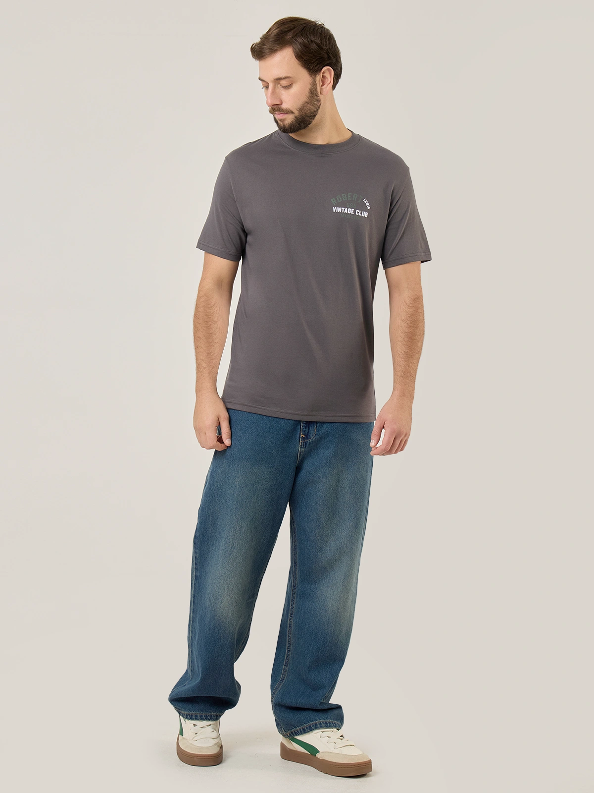POLO MANGA CORTA ALGODÓN HOMBRE ROBERT LEWIS VINTAGE - 5