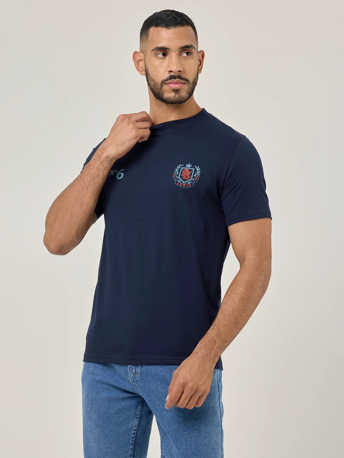 POLO MANGA CORTA ALGODÓN HOMBRE ROBERT LEWIS - 1