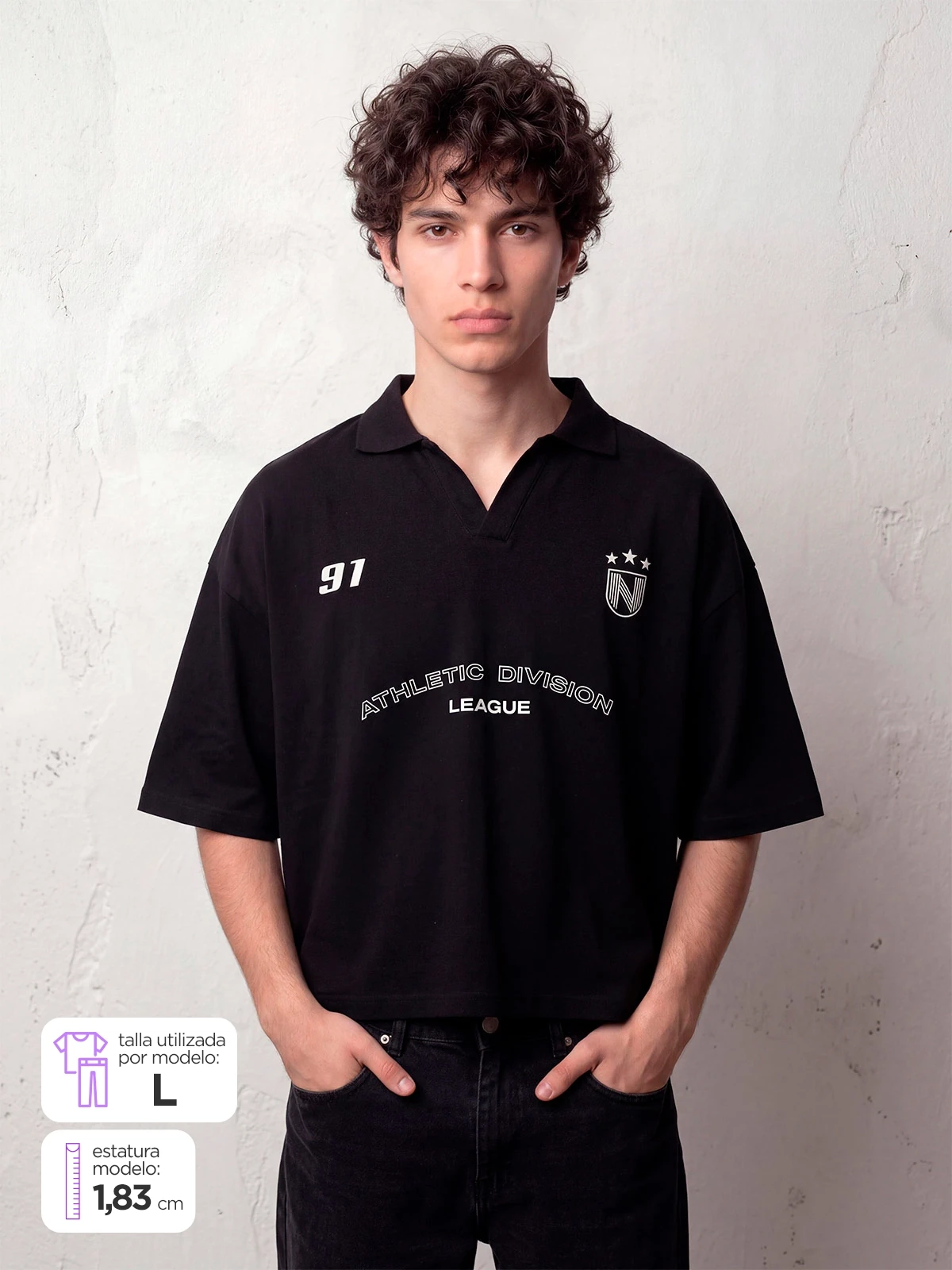POLO MANGA CORTA ALGODÓN HOMBRE INDEX - 1