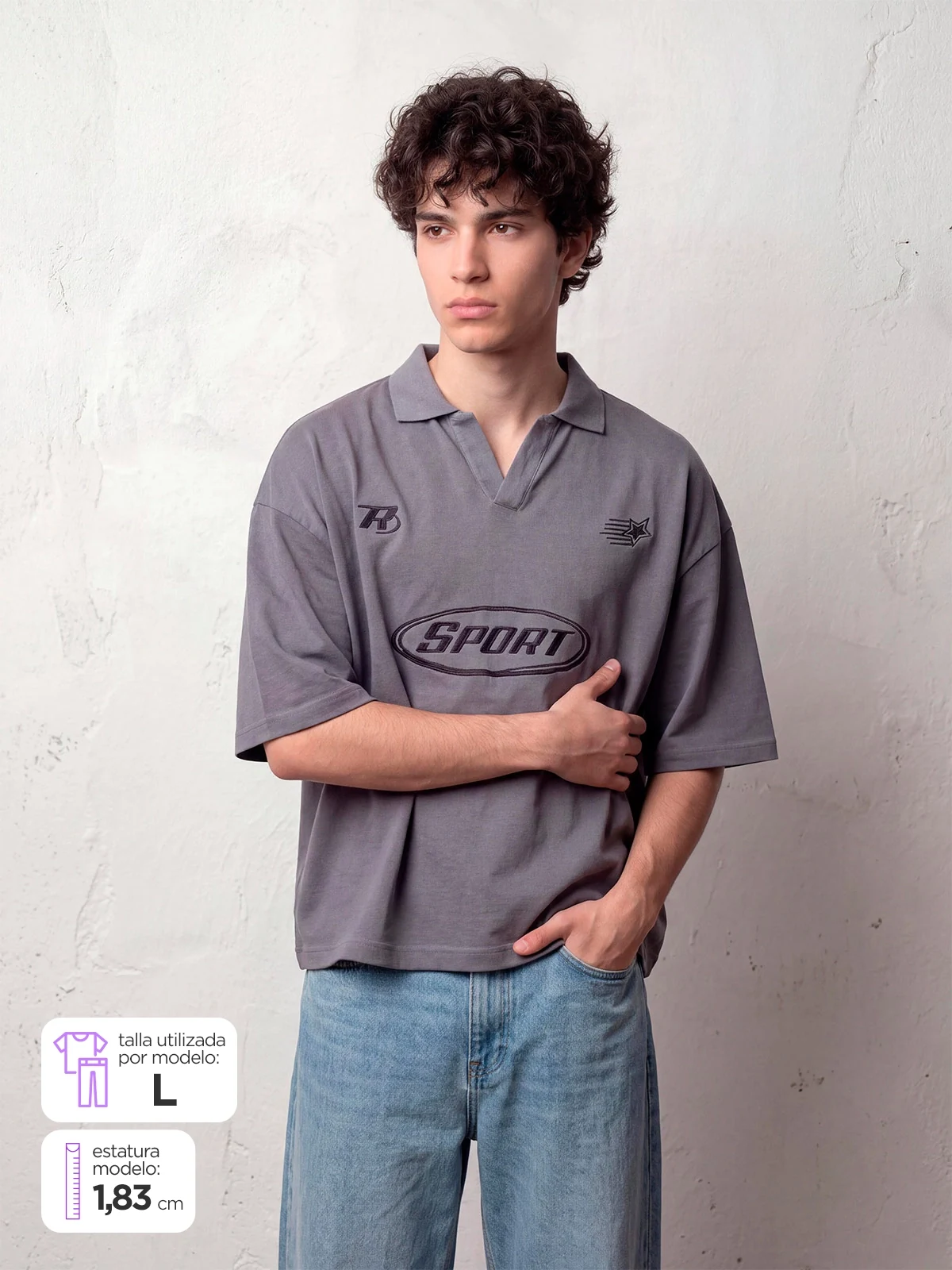 POLO MANGA CORTA ALGODÓN HOMBRE INDEX - 1