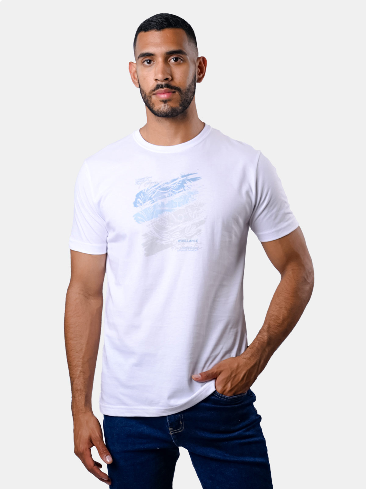 POLO MANGA CORTA HOMBRE WOALLANCE CLÁSICO - 1