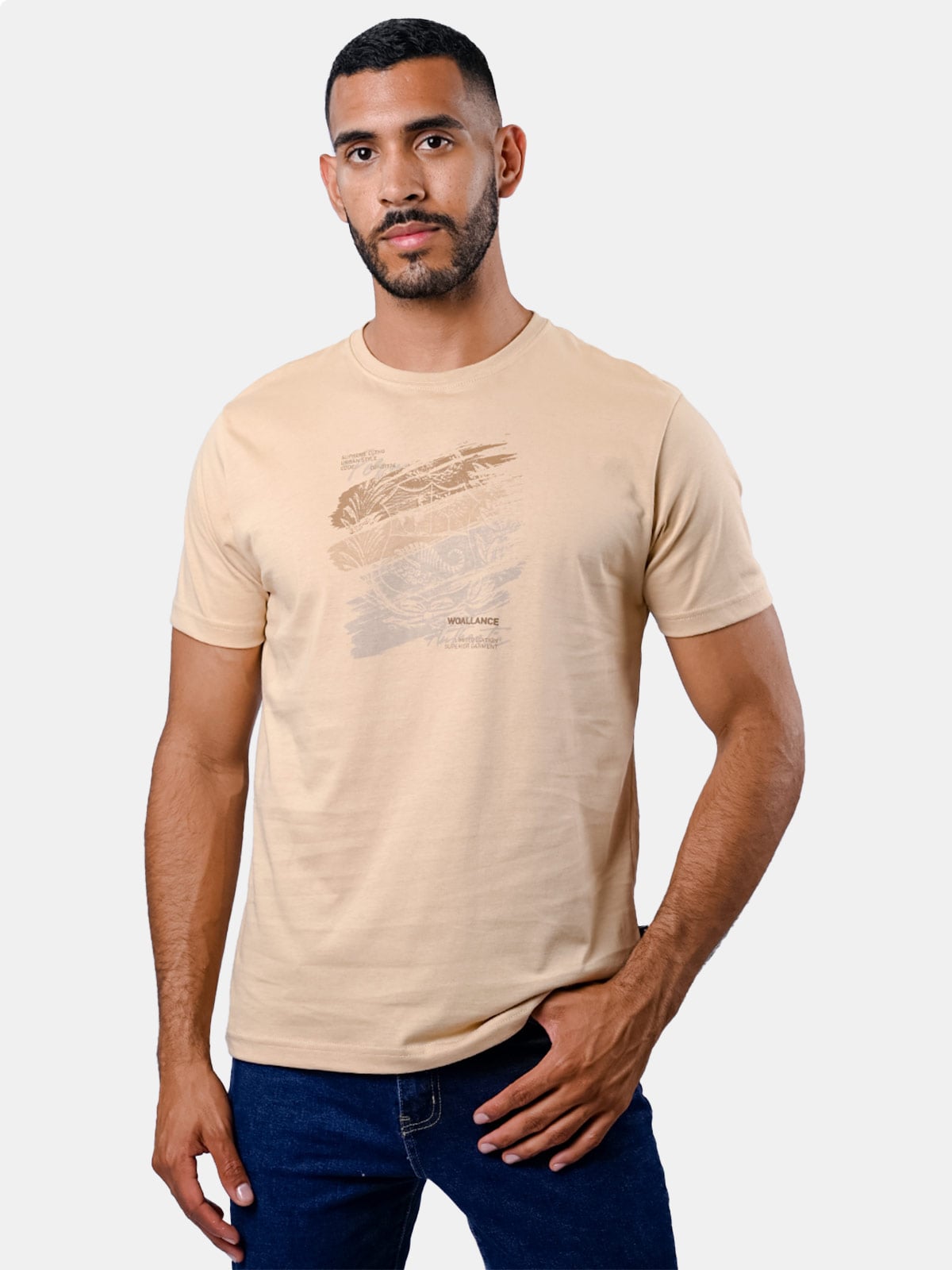 POLO MANGA CORTA HOMBRE WOALLANCE CLÁSICO - 1