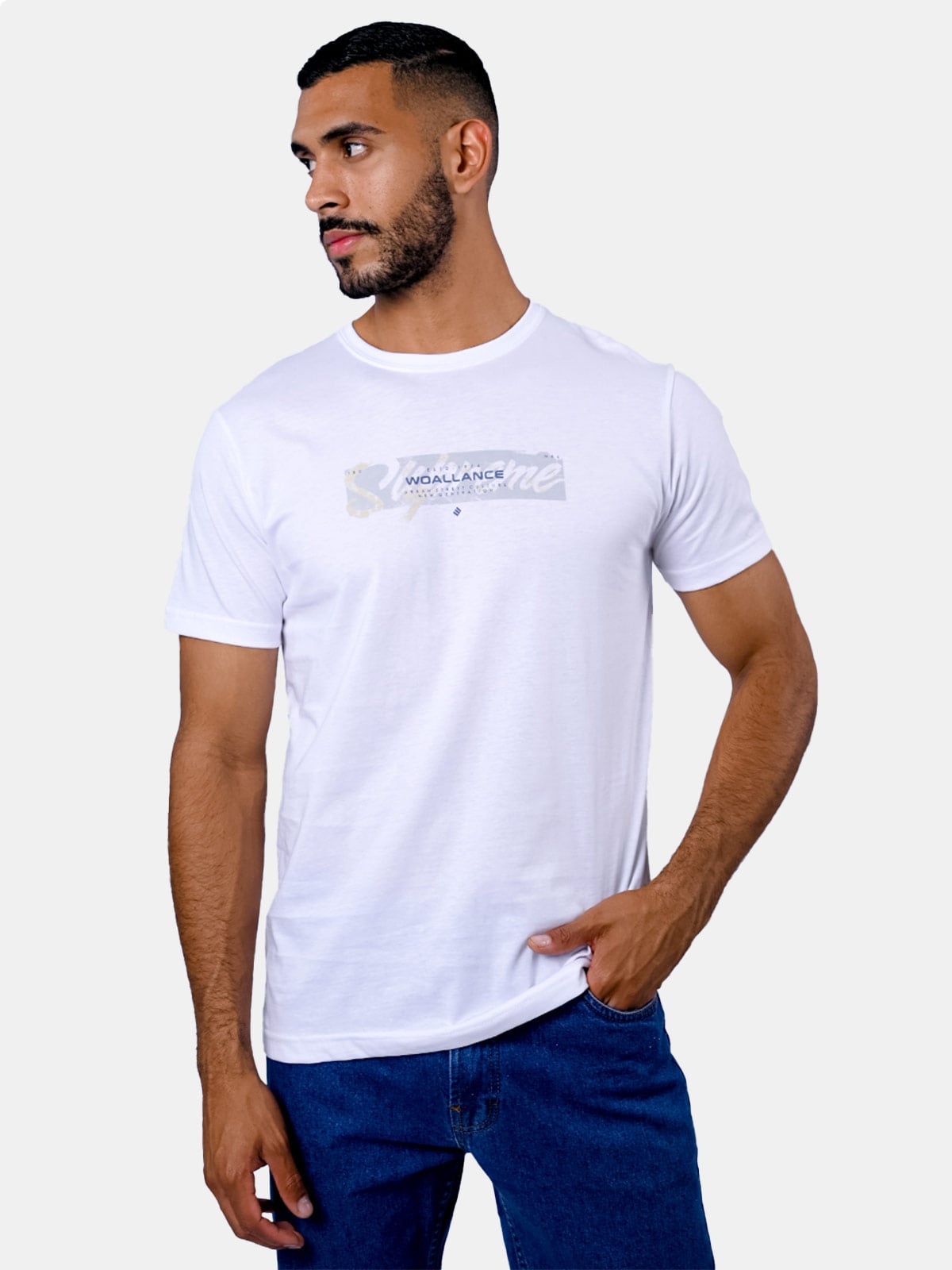 POLO MANGA CORTA HOMBRE WOALLANCE CLÁSICO - 1