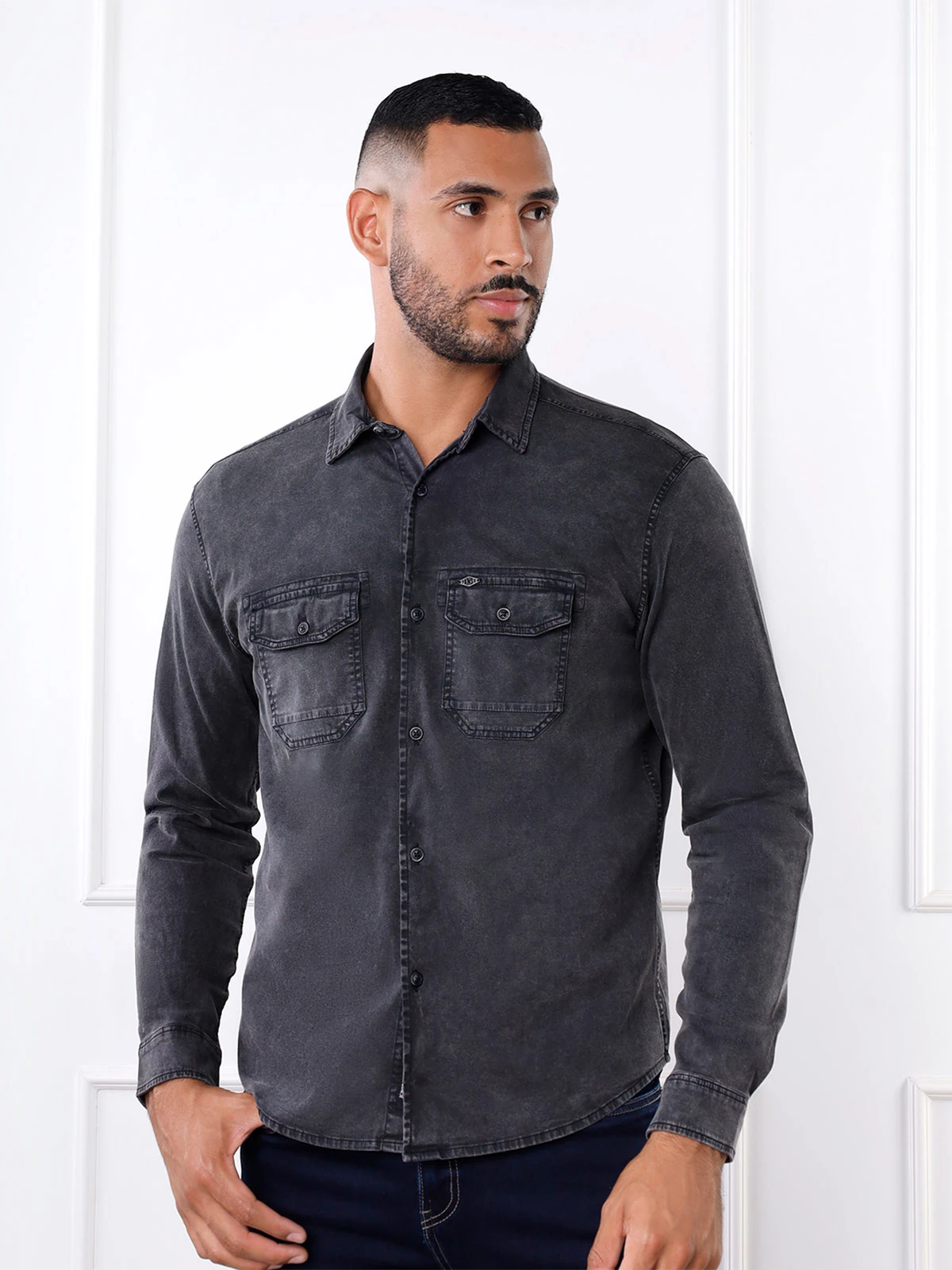 CAMISA MANGA LARGA HOMBRE KANSAS EZRA - 1