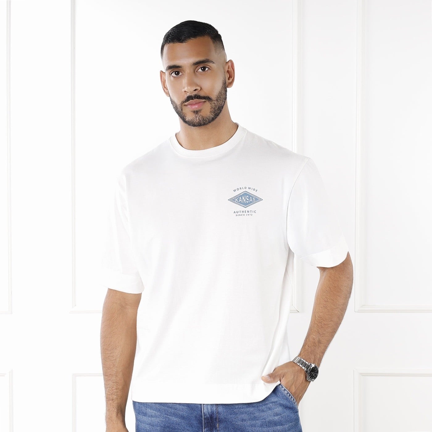 POLO BOXY FIT HOMBRE KANSAS NIKO ESTAMPADO - 1