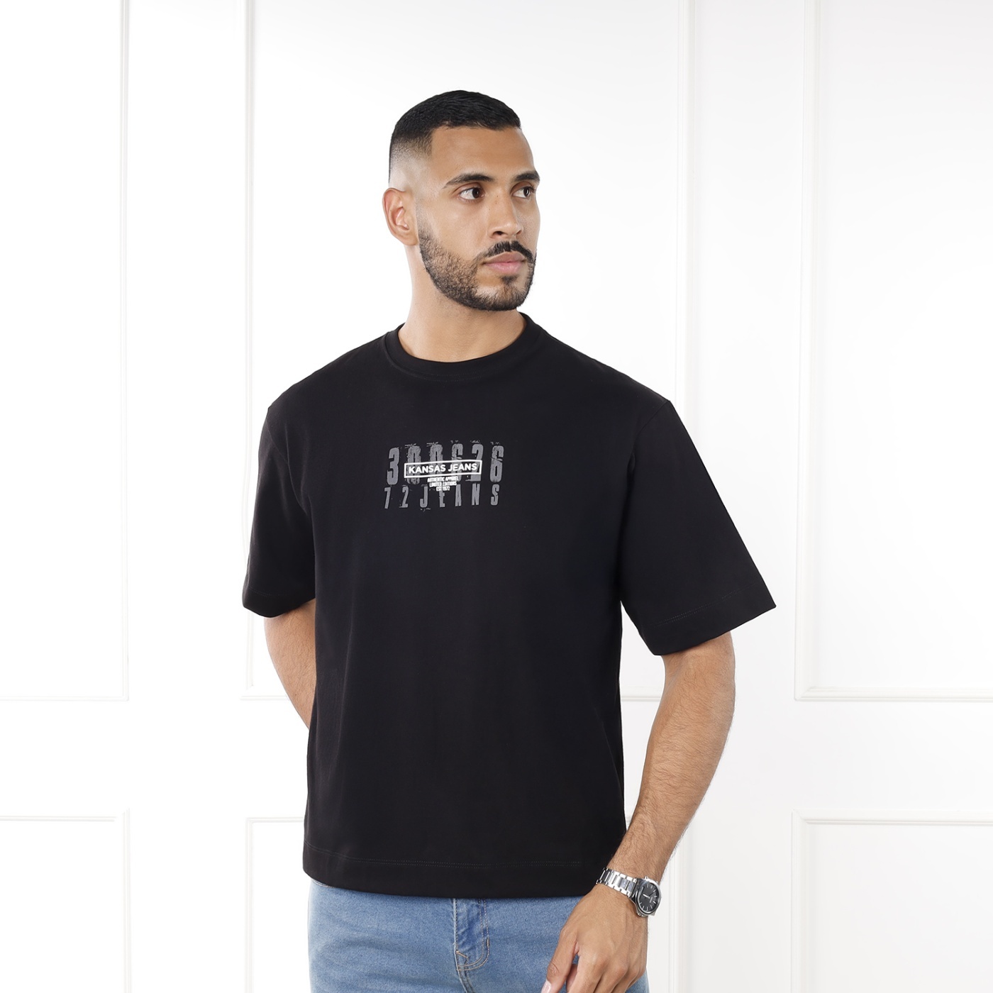 POLO BOXY FIT HOMBRE KANSAS NIKO ESTAMPADO - 1