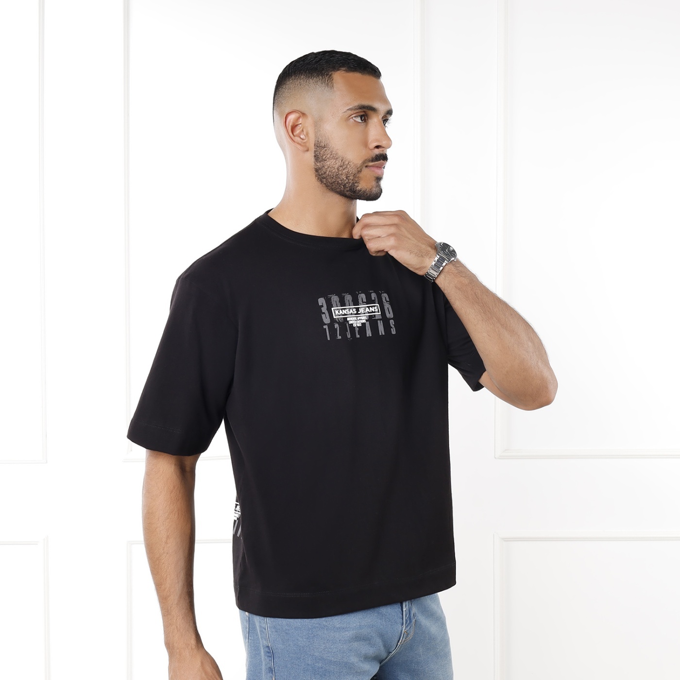 POLO BOXY FIT HOMBRE KANSAS NIKO ESTAMPADO - 2