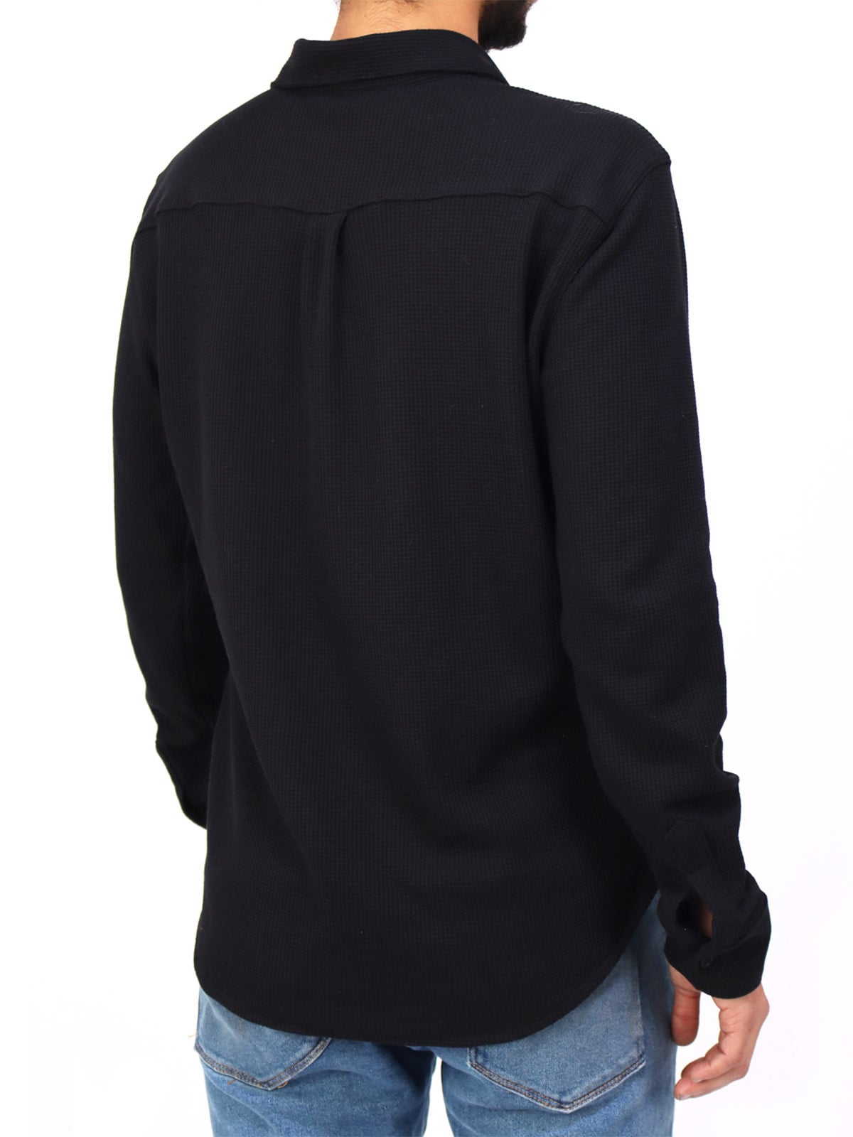 CAMISA MANGA LARGA HOMBRE KAYRA MAN WAFLE - 2