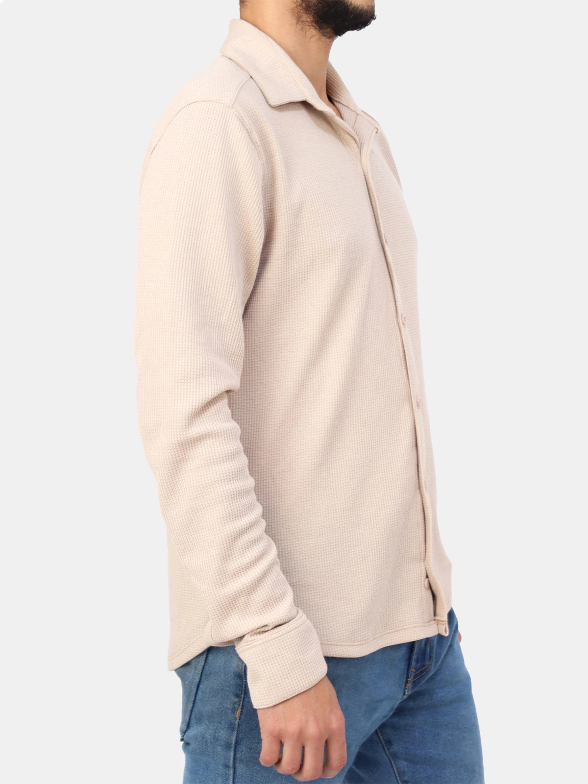 CAMISA MANGA LARGA HOMBRE KAYRA MAN WAFLE - 3