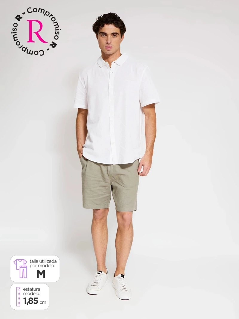 SHORT LINO ALGODÓN HOMBRE PEPE JEANS - 1