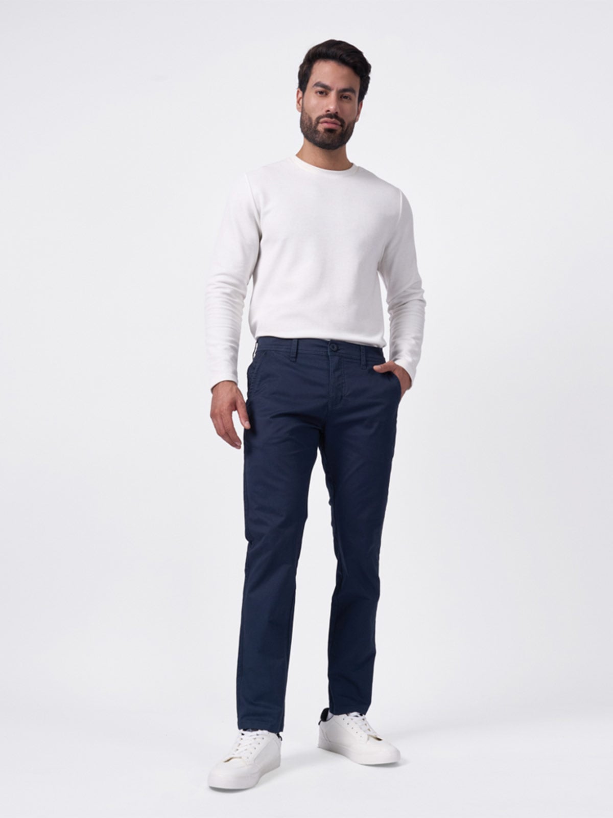 PANTALON CHINO SLIM HOMBRE BRONCO BEIGE - 1