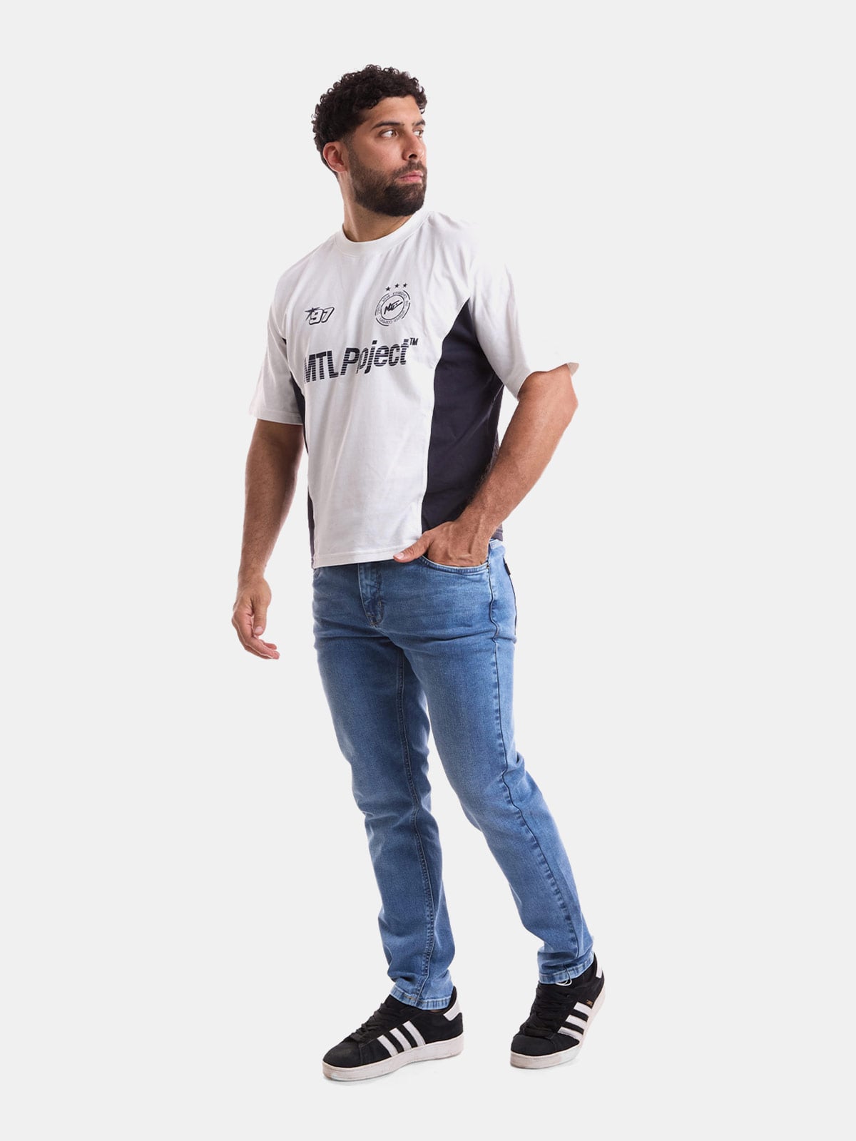 POLO BOXY FIT MANGA CORTA HOMBRE METAL JEANS VICO - 4